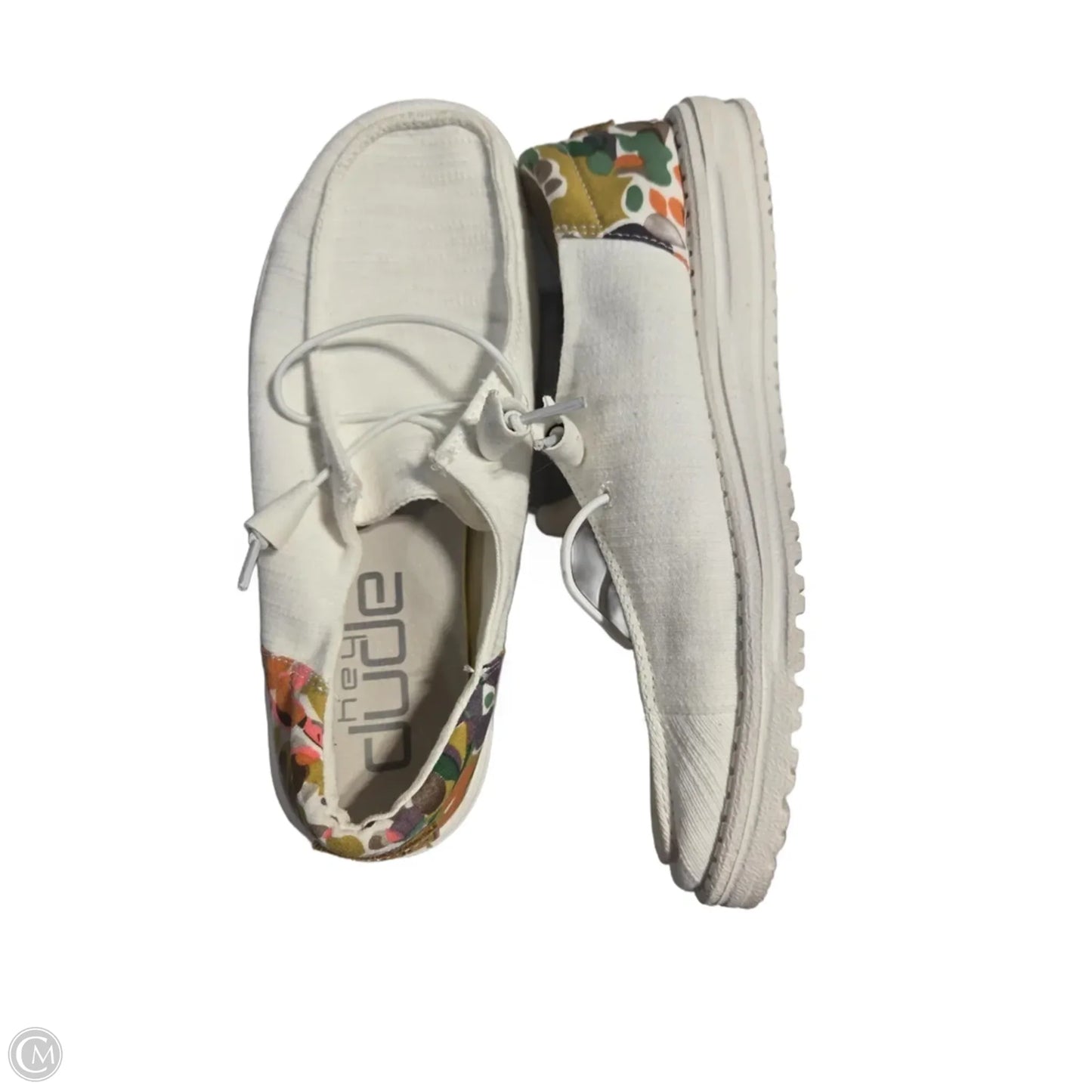 Shoes Flats By Hey Dude In White, Size: 8