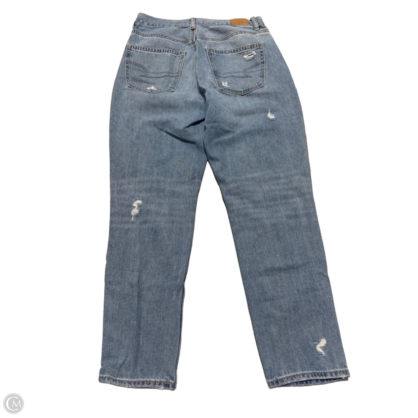 Jeans Straight By American Eagle In Blue, Size: 6