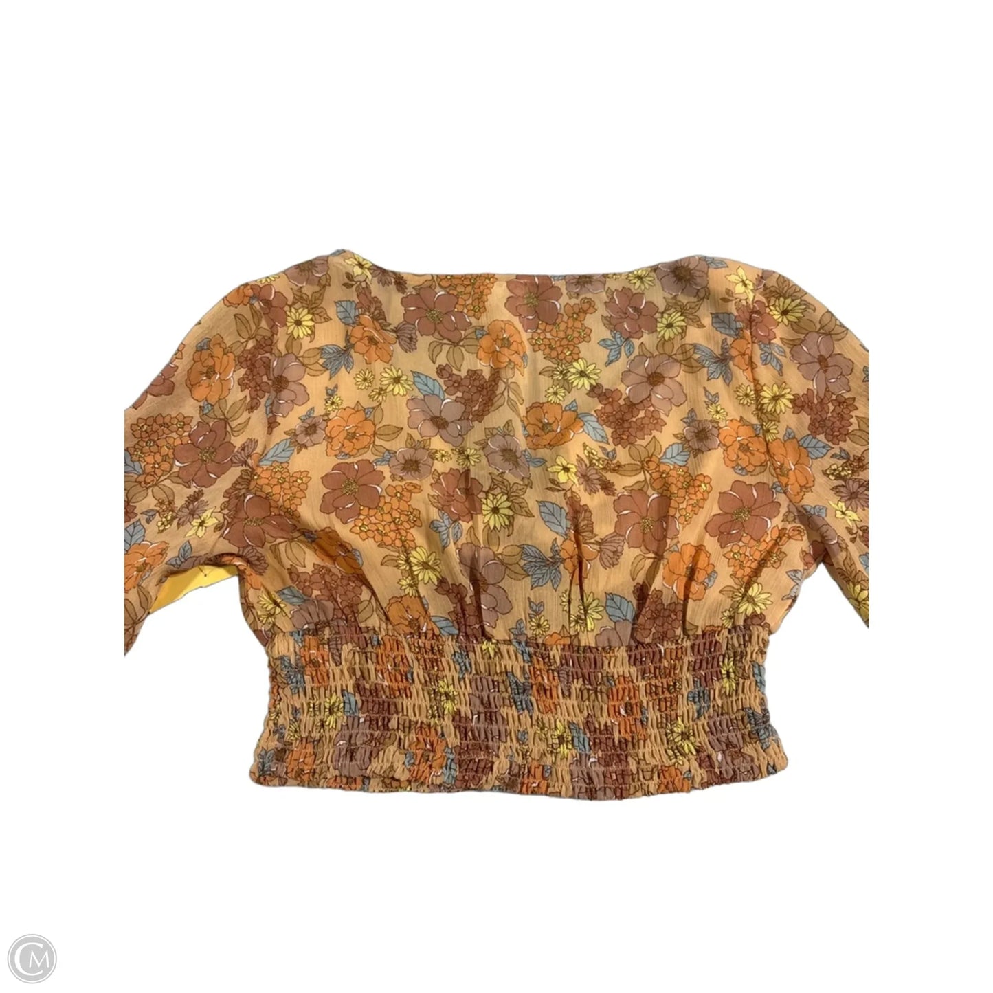 Top Long Sleeve By Sadie & Sage In Floral Print, Size: S