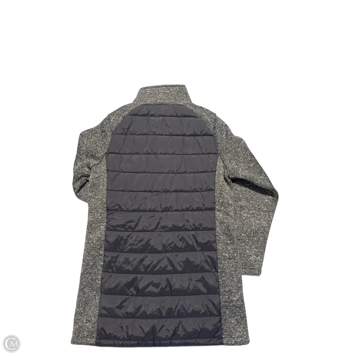 Jacket Faux Fur & Sherpa By Cmc In Black & Grey, Size: S