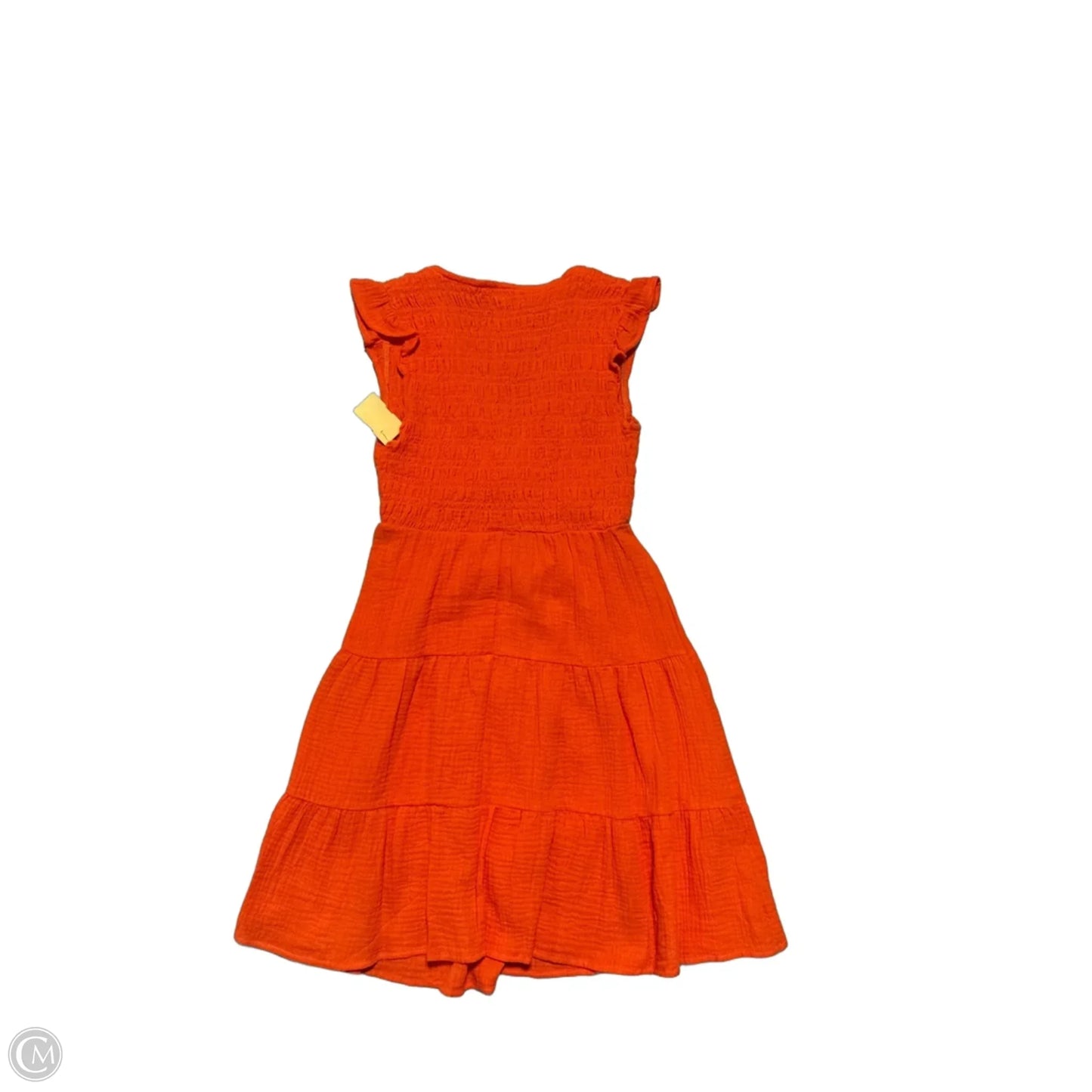 Dress Casual Short By Cme In Orange, Size: S