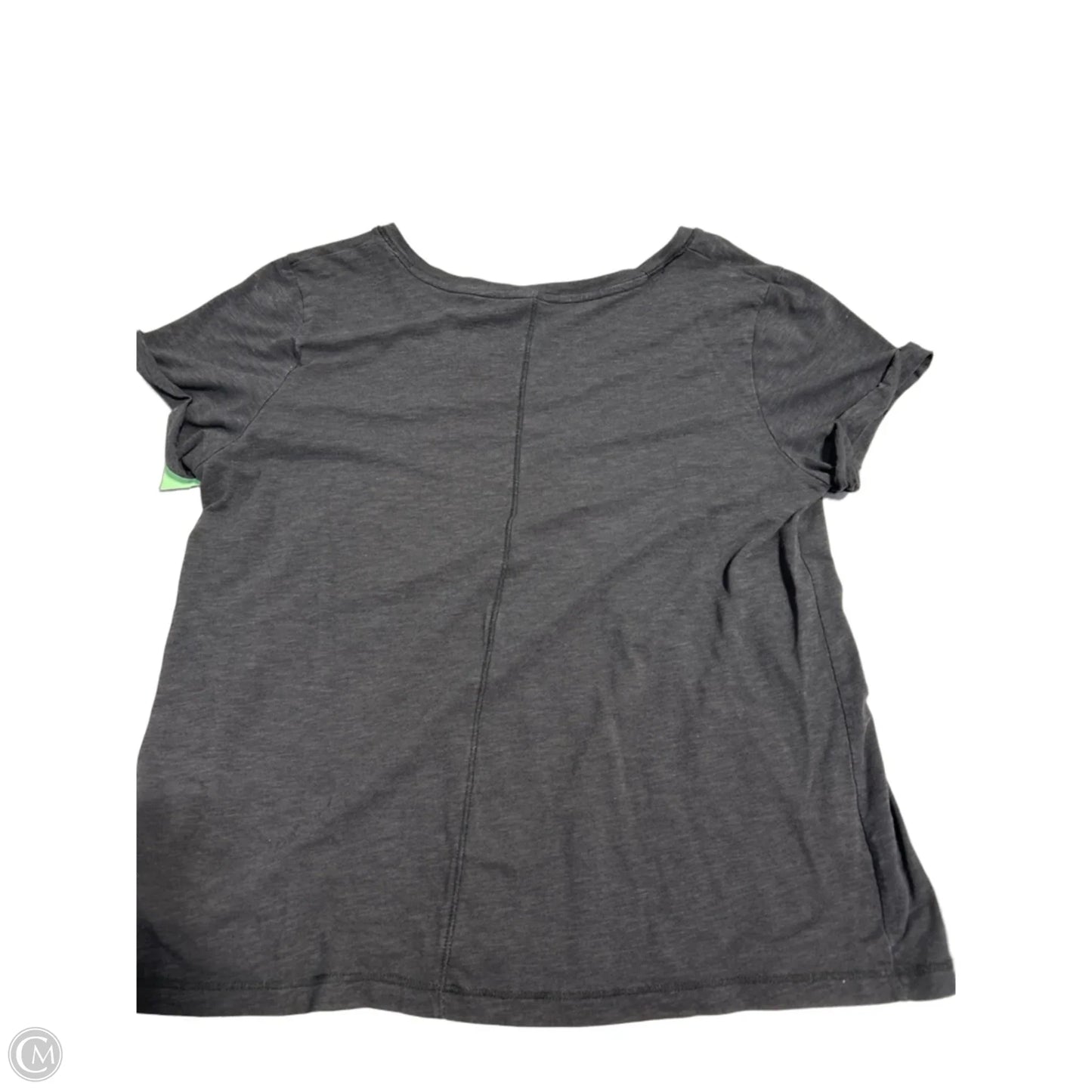 Top Short Sleeve Basic By Max Studio In Black, Size: L