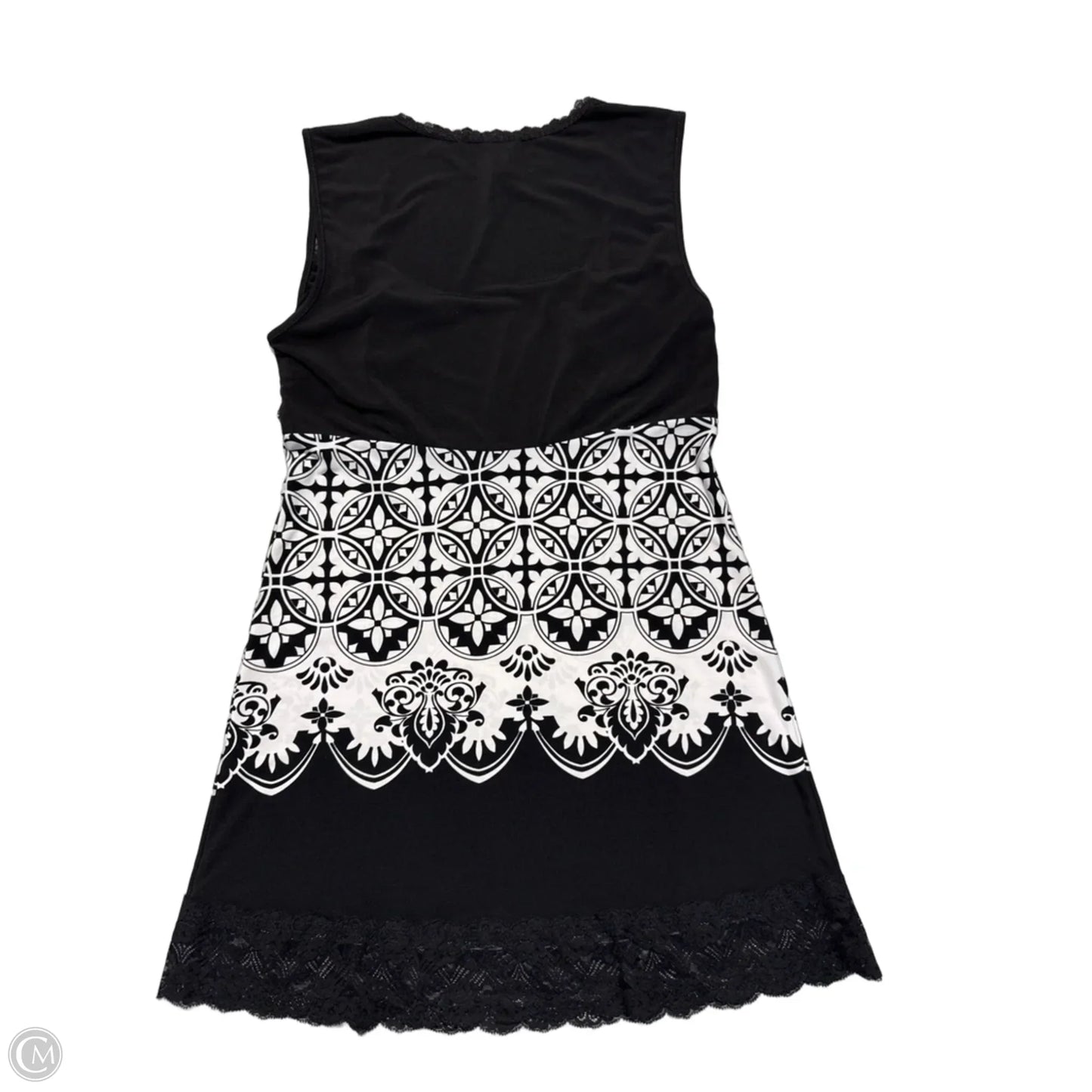 Dress Casual Short By Cme In Black & White, Size: M