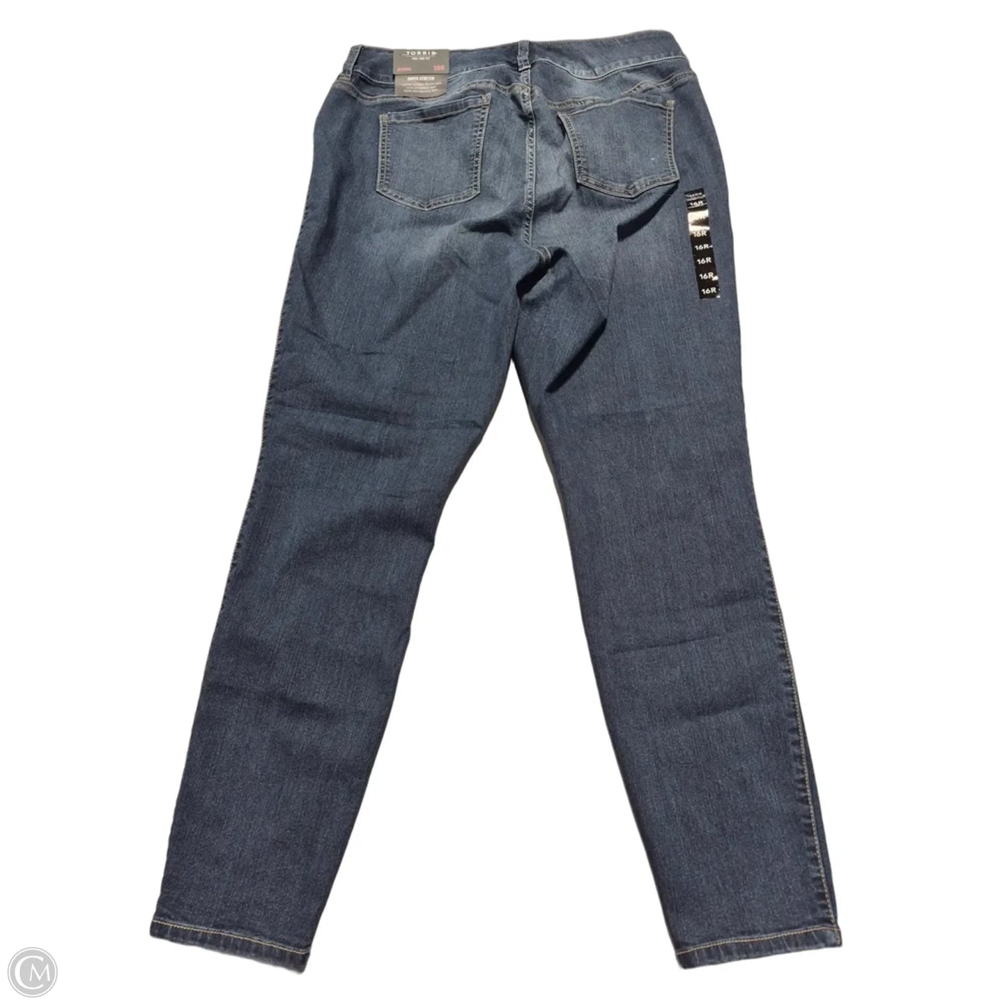Jeans Skinny By Torrid In Blue, Size: 16
