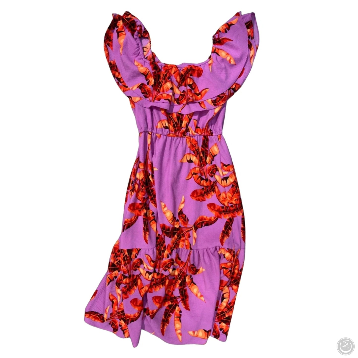Dress Casual Midi By Sofia By Sofia Vergara In Purple, Size: M