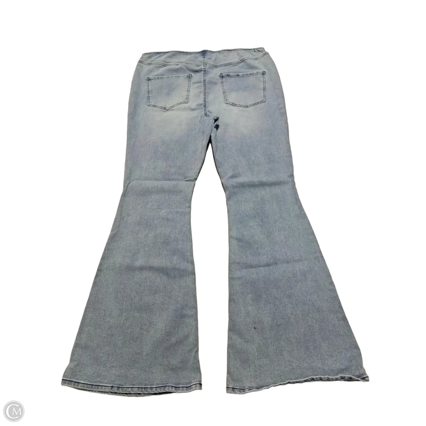 Jeans Flared By No Boundaries In Blue Denim, Size: 16