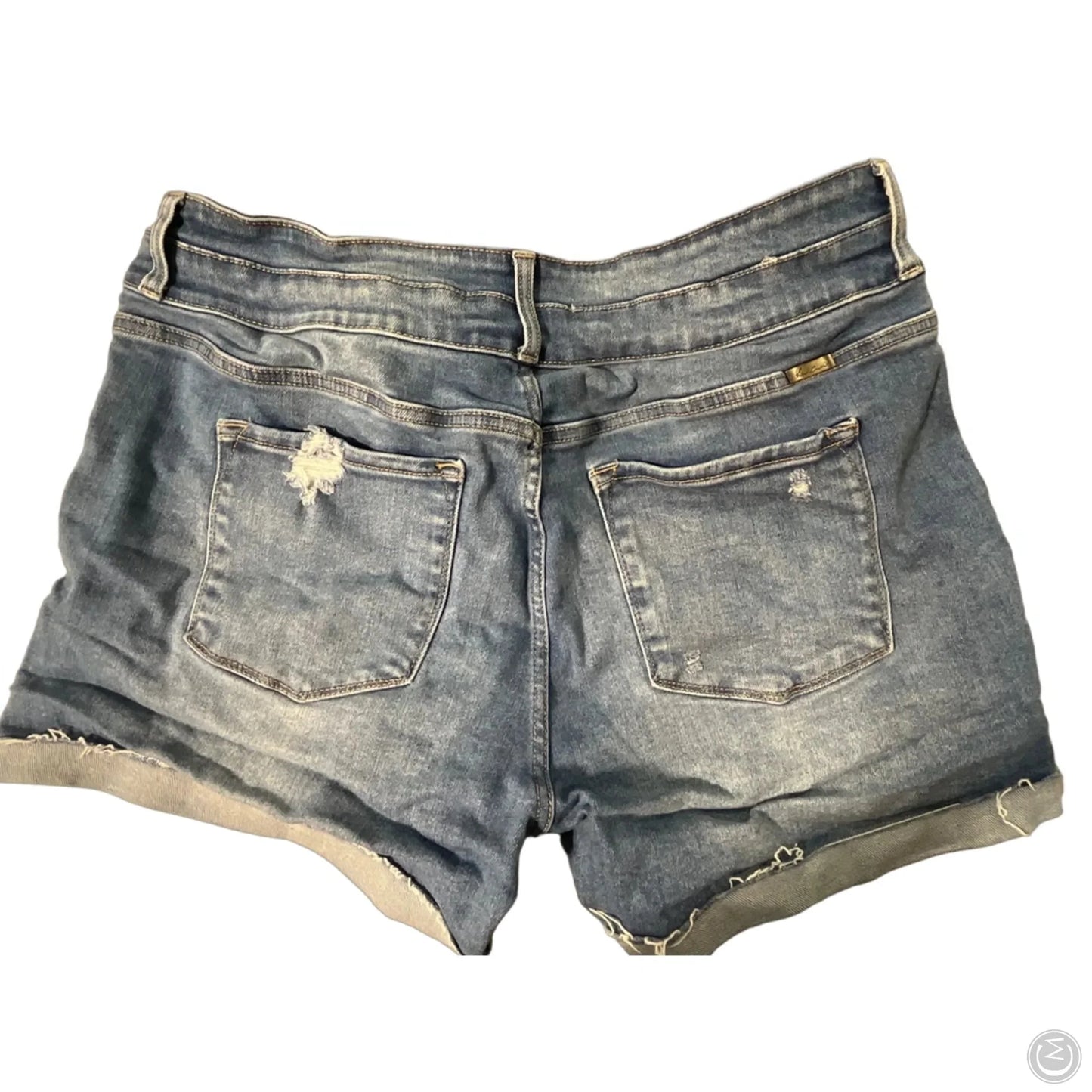 Shorts By Kancan In Blue Denim, Size: 18