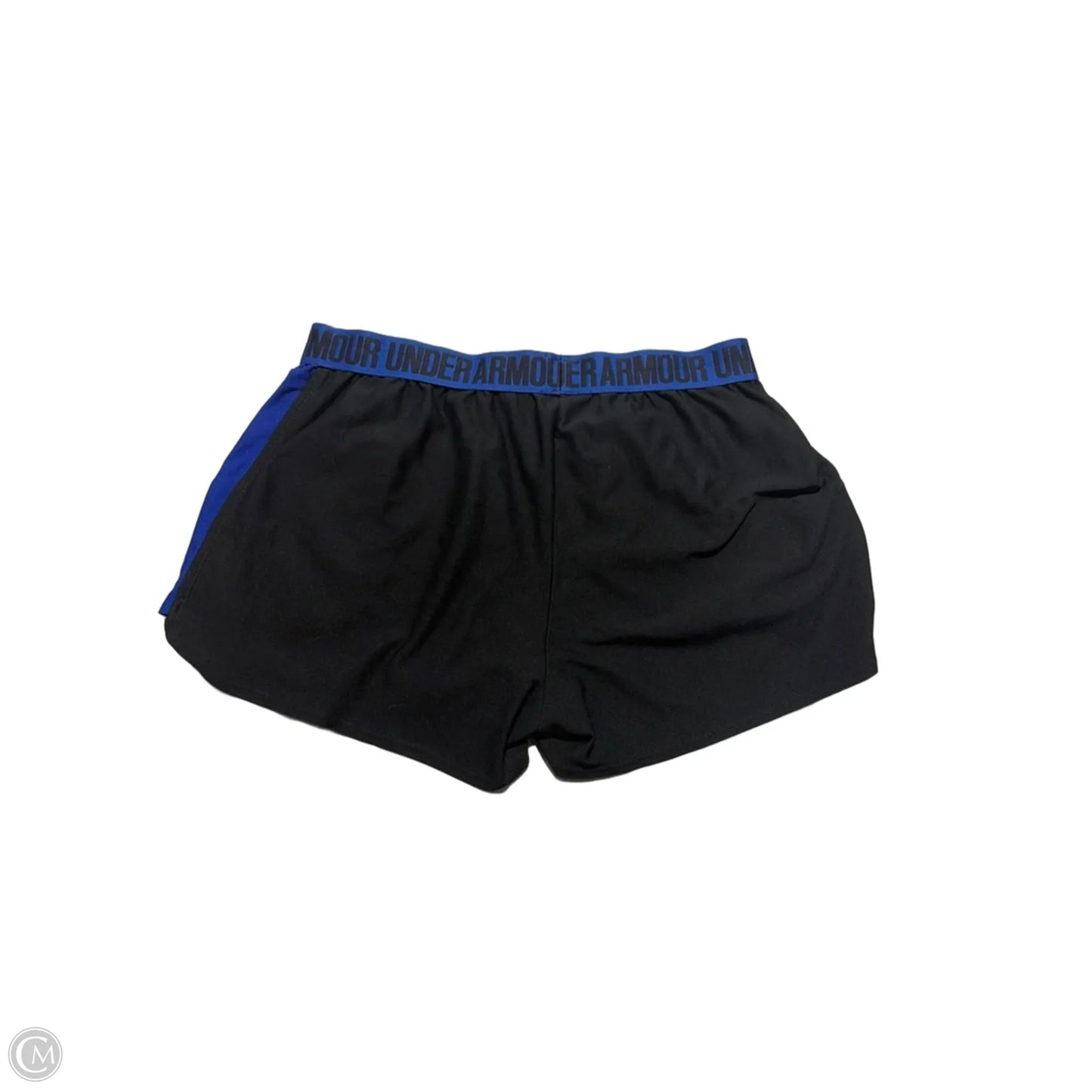 Athletic Shorts By Under Armour In Black & Blue, Size: Xl