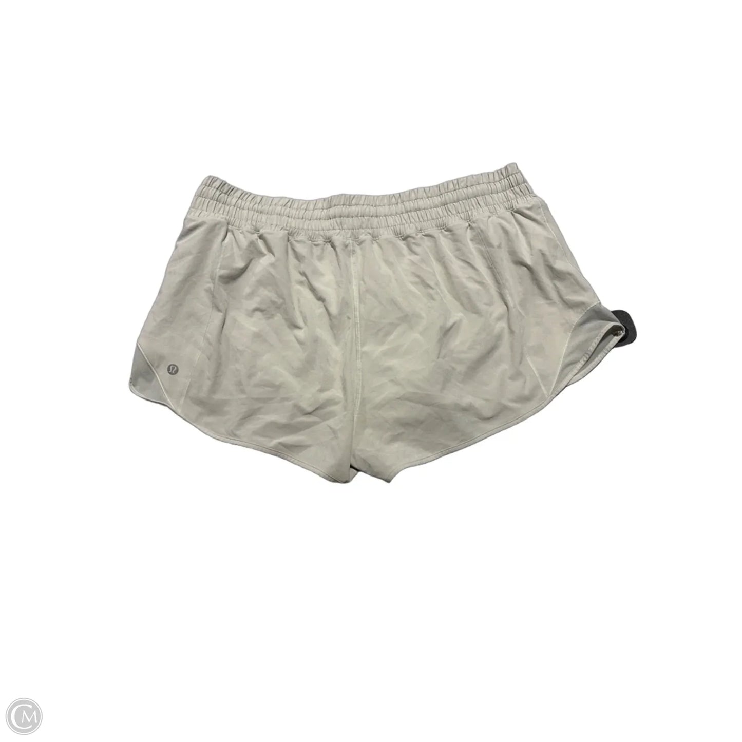 Athletic Shorts By Lululemon In Cream, Size: 14