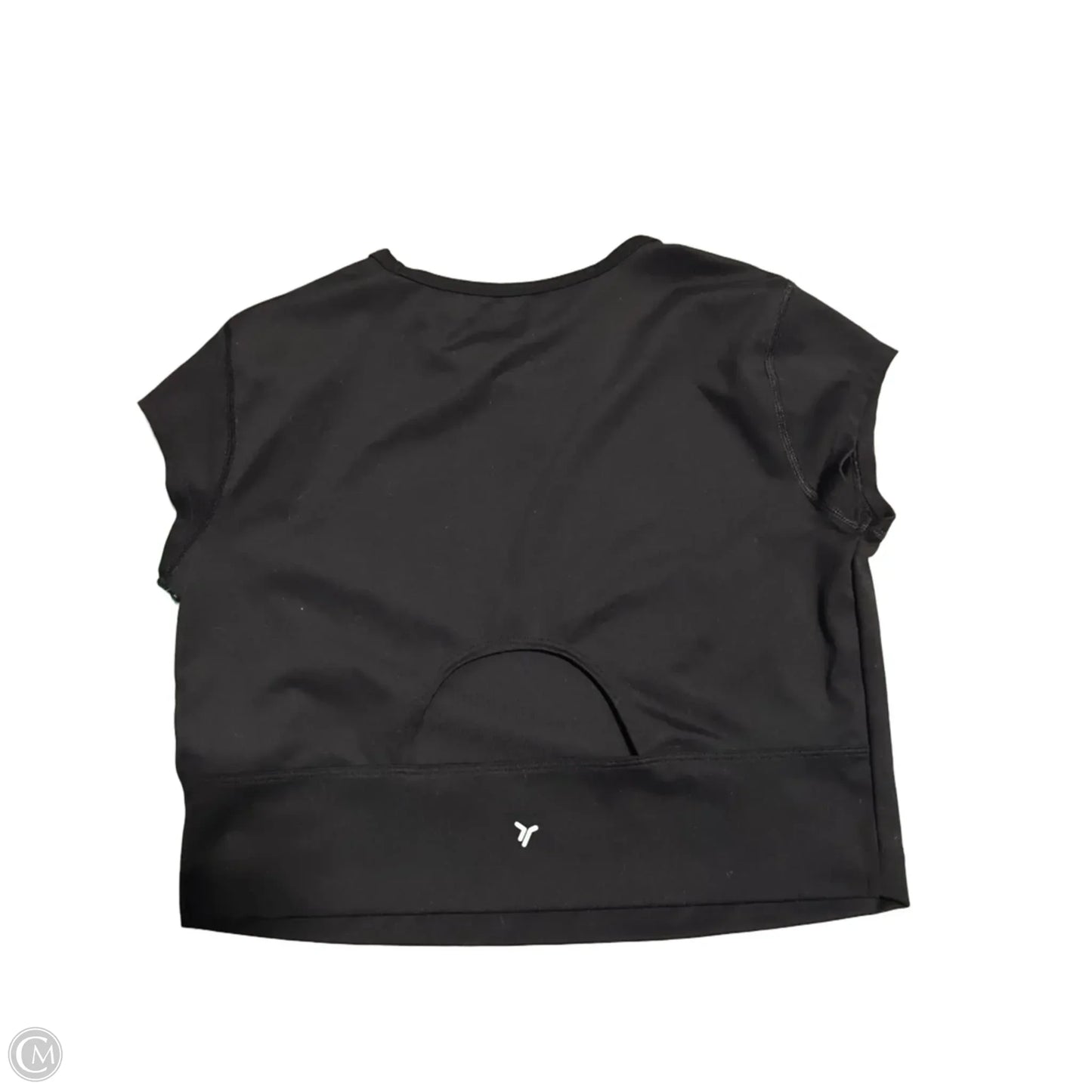 Athletic Top Short Sleeve By Old Navy In Black, Size: Sp