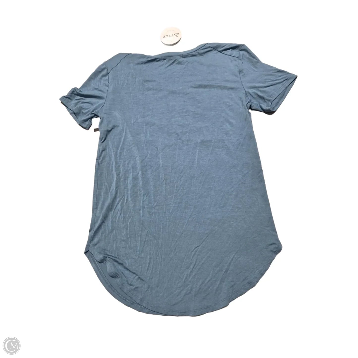 Top Short Sleeve Basic By Emmas Closet In Blue, Size: S