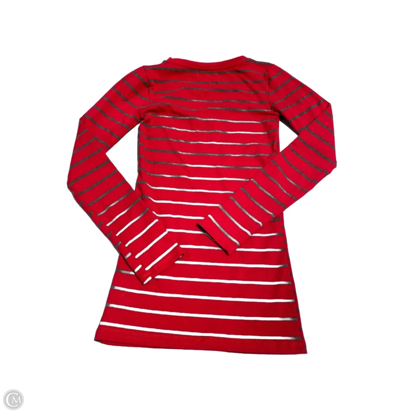 Top Long Sleeve By Heart & Hips In Striped Pattern, Size: S