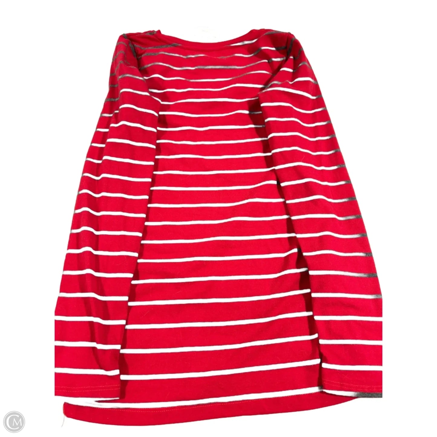 Top Long Sleeve Basic By Heart & Hips In Striped Pattern, Size: M