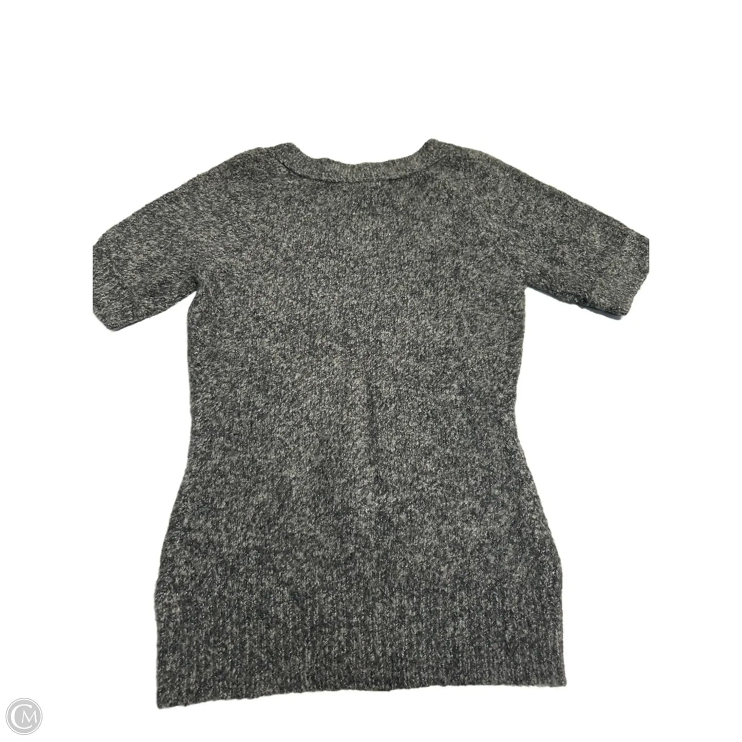 Sweater Short Sleeve By Arizona In Black & Green, Size: M