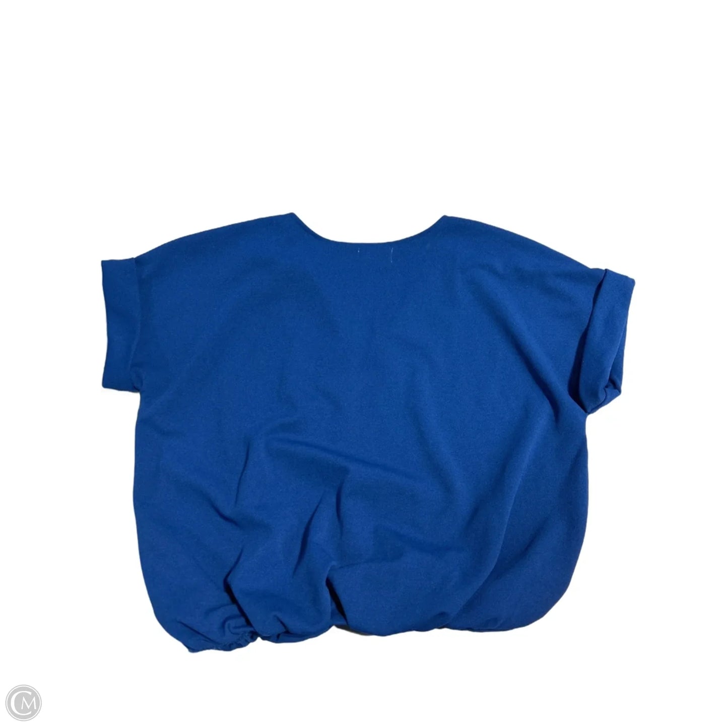 Top Short Sleeve By Melloday In Blue, Size: M
