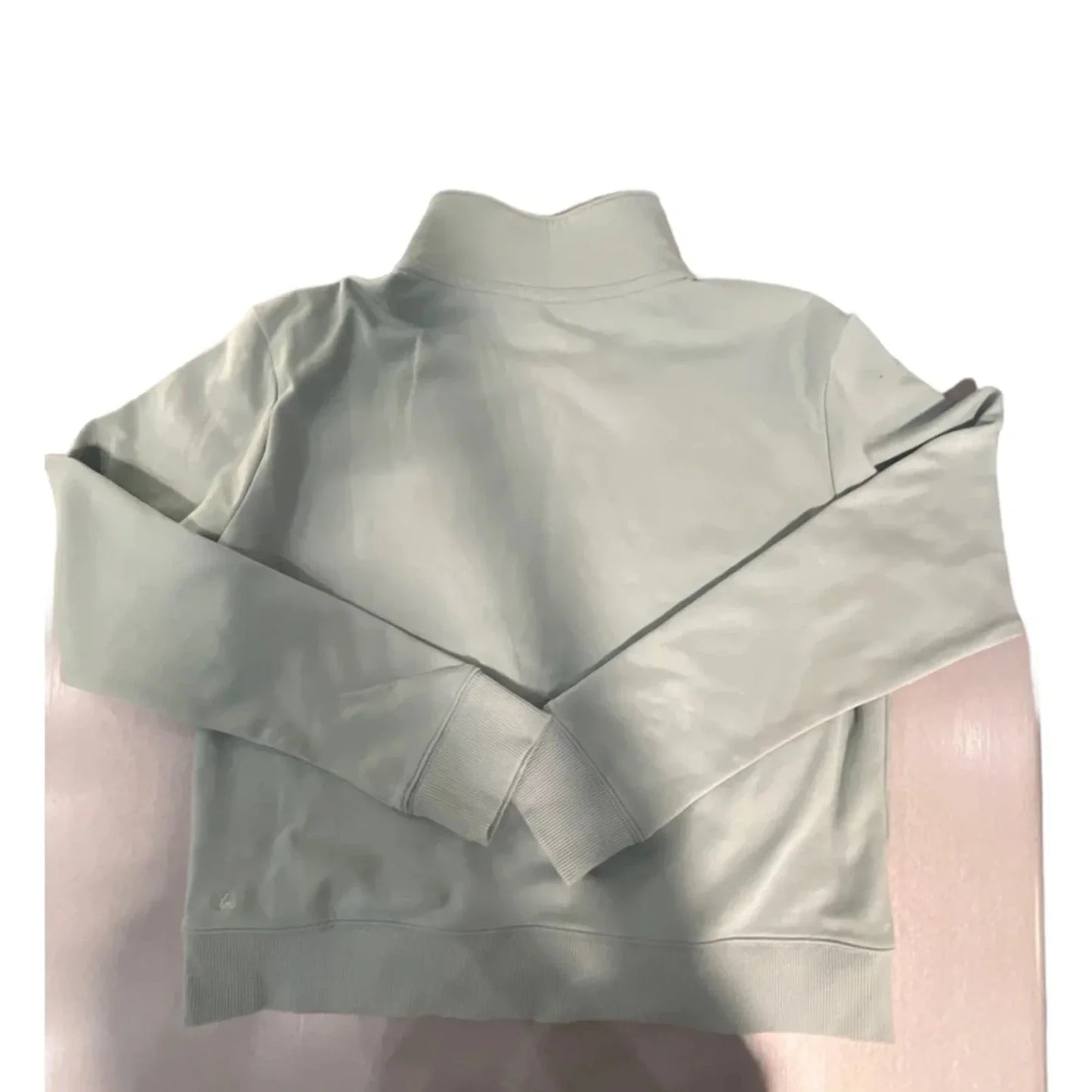 Athletic Top Long Sleeve Collar By Cmc In Green, Size: M