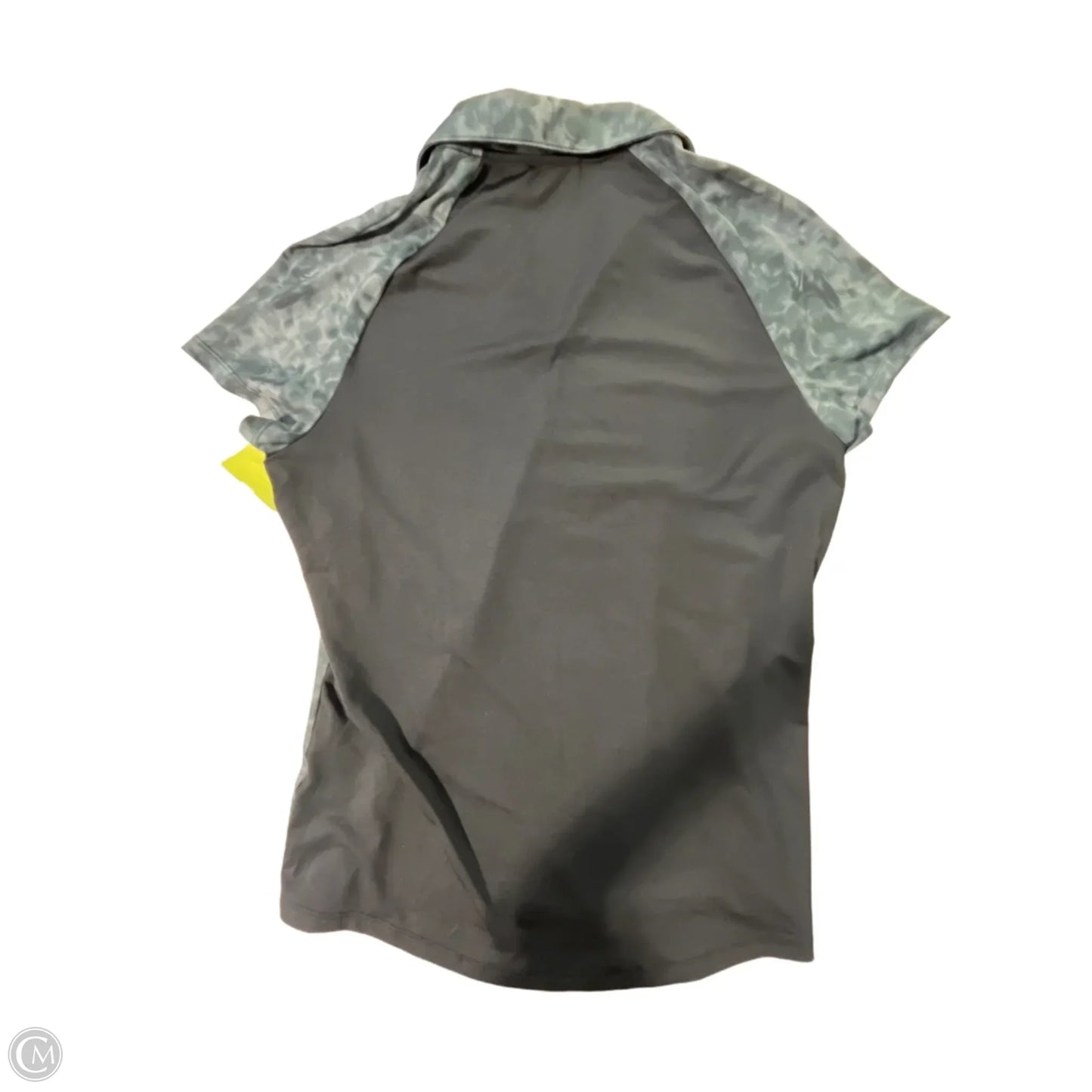 Athletic Top Short Sleeve By Adidas In Black, Size: M