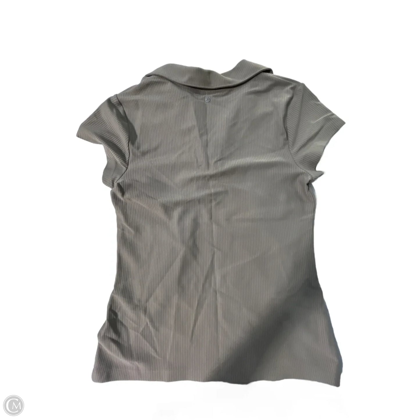 Athletic Top Short Sleeve By Calia In Beige, Size: M