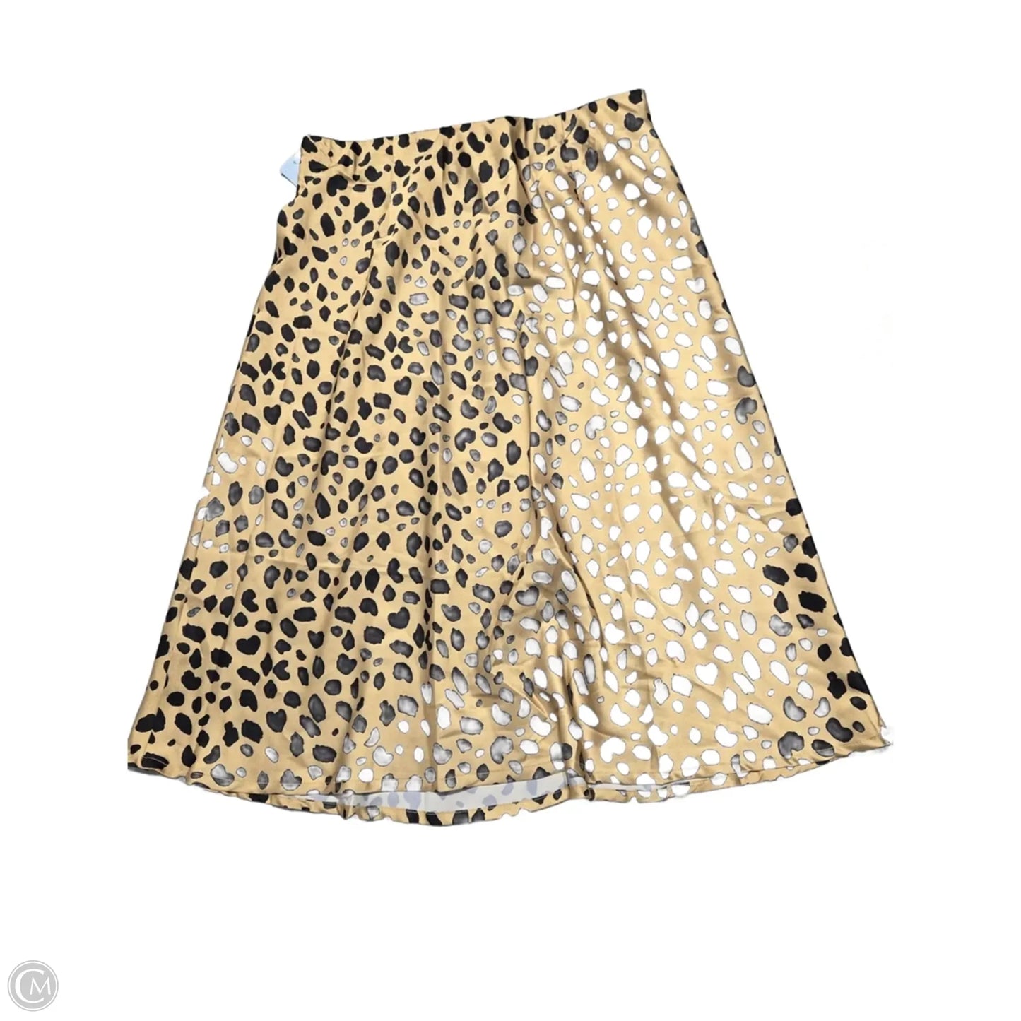 Skirt Midi By Cme In Animal Print, Size: L