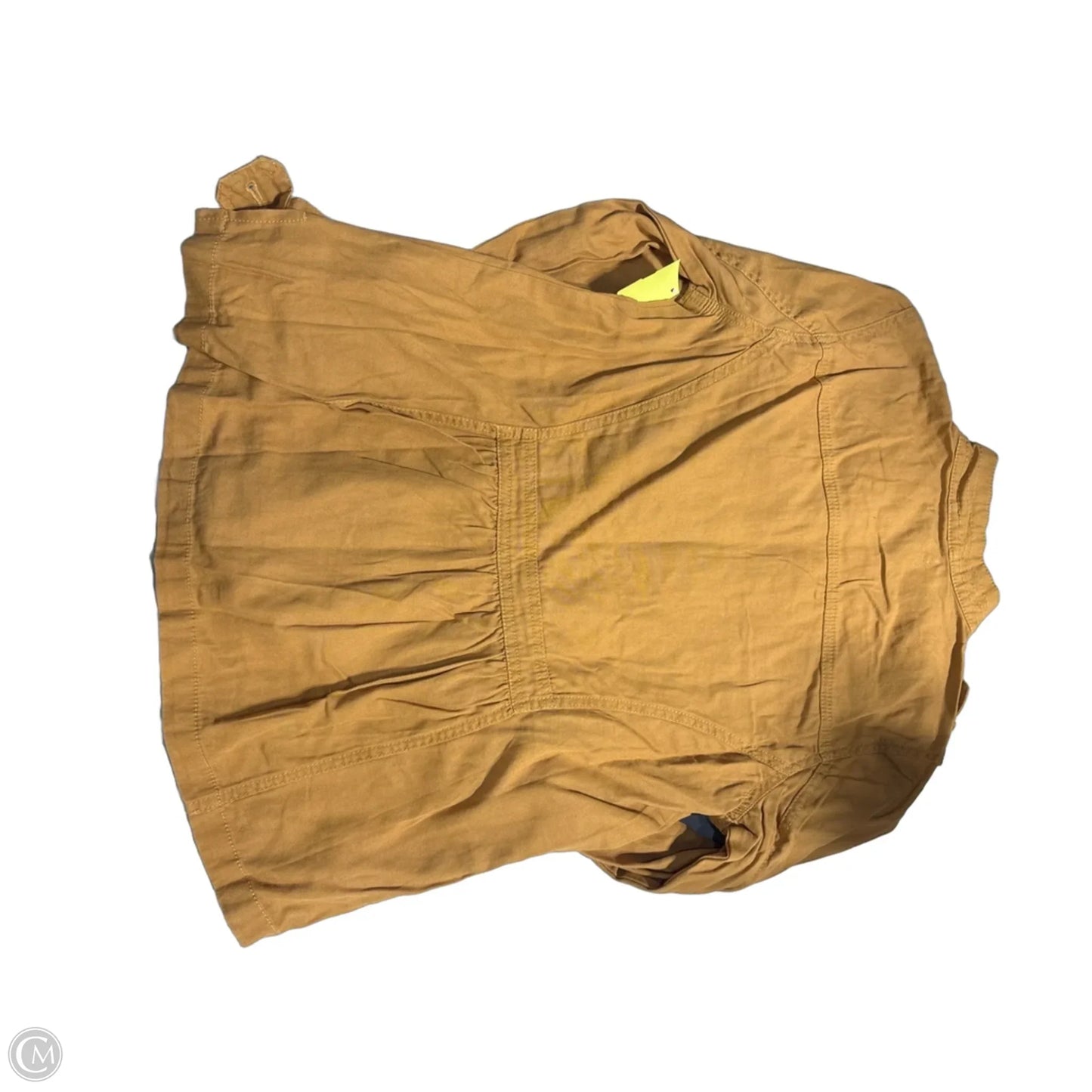 Jacket Shirt By Maurices In Yellow, Size: S
