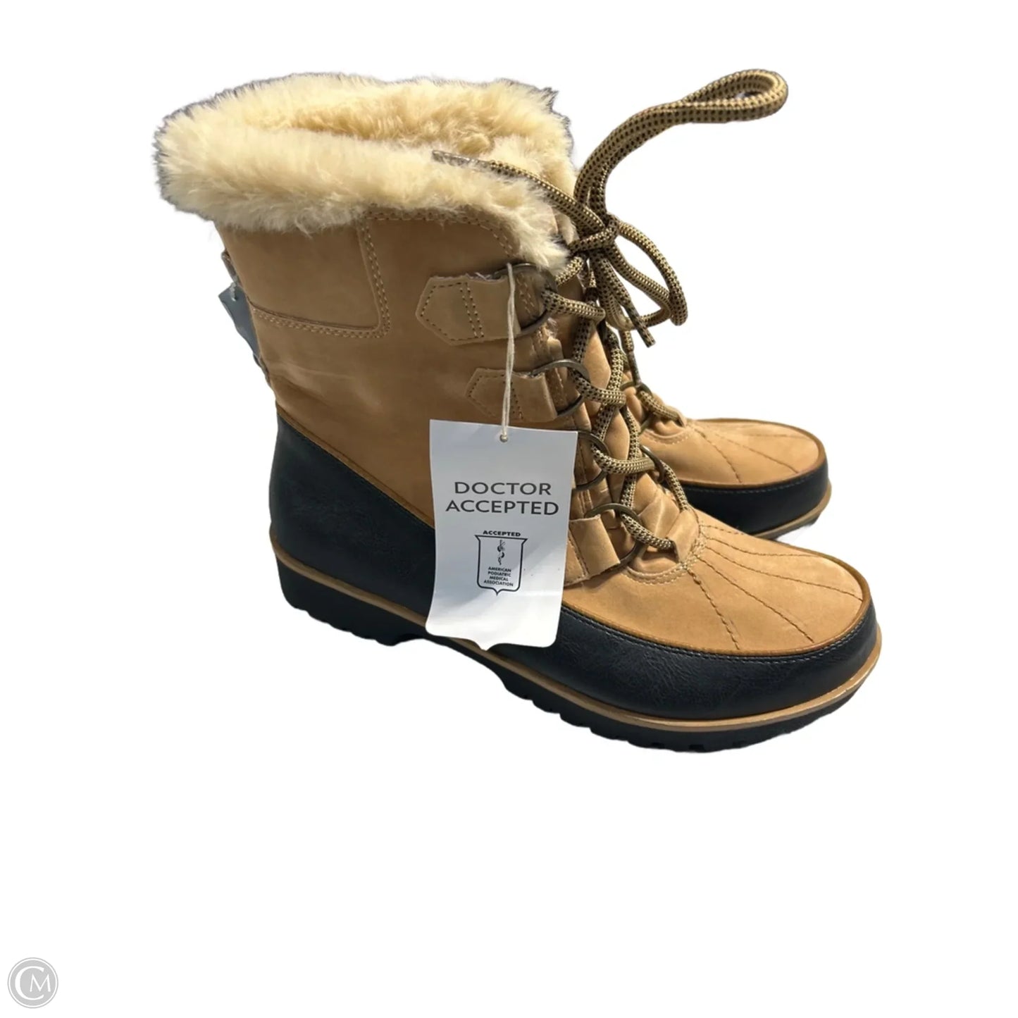 Boots Snow By Jbu By Jambu In Black & Tan, Size: 7.5
