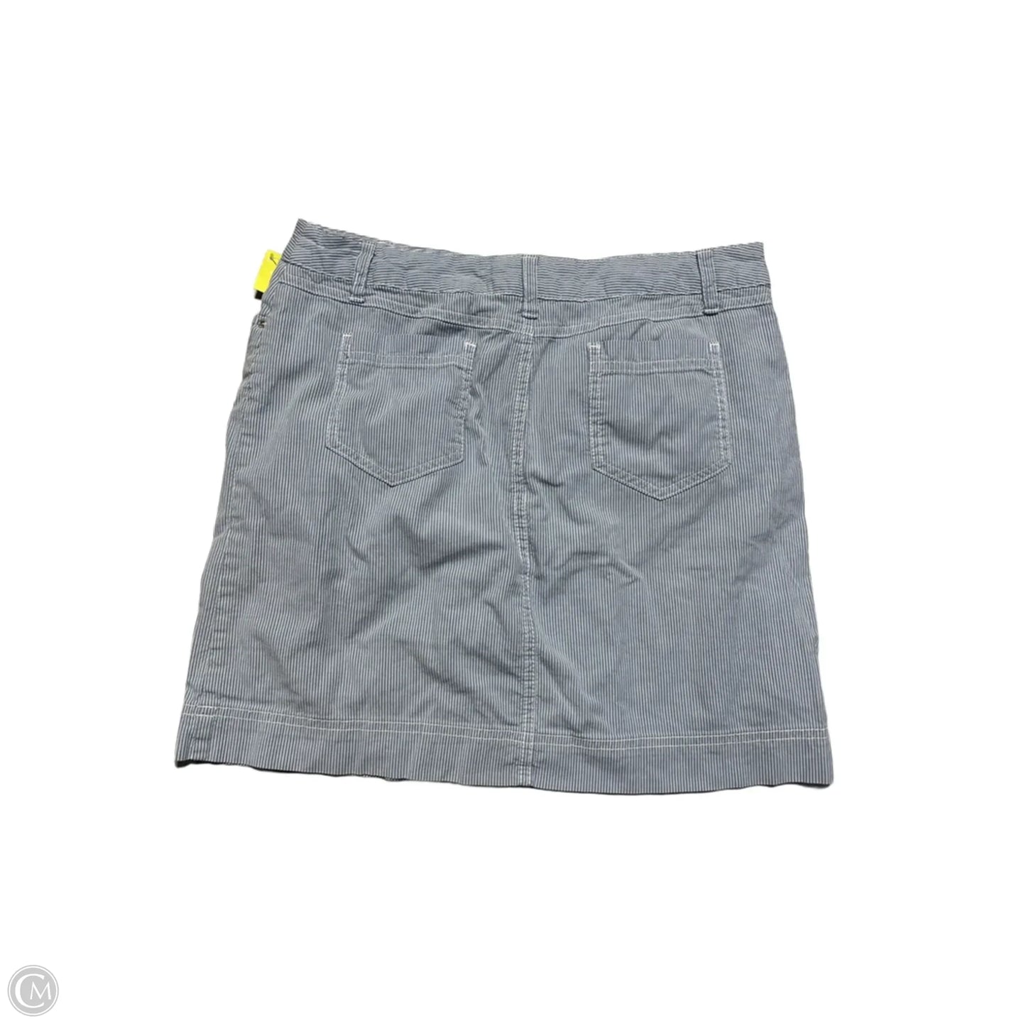 Skort By Karen Scott In Blue & White, Size: 6p