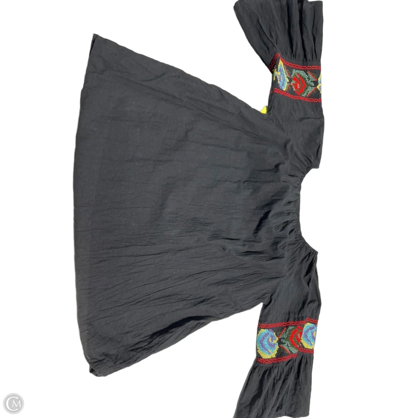 Top 3/4 Sleeve By Cmc In Black, Size: M