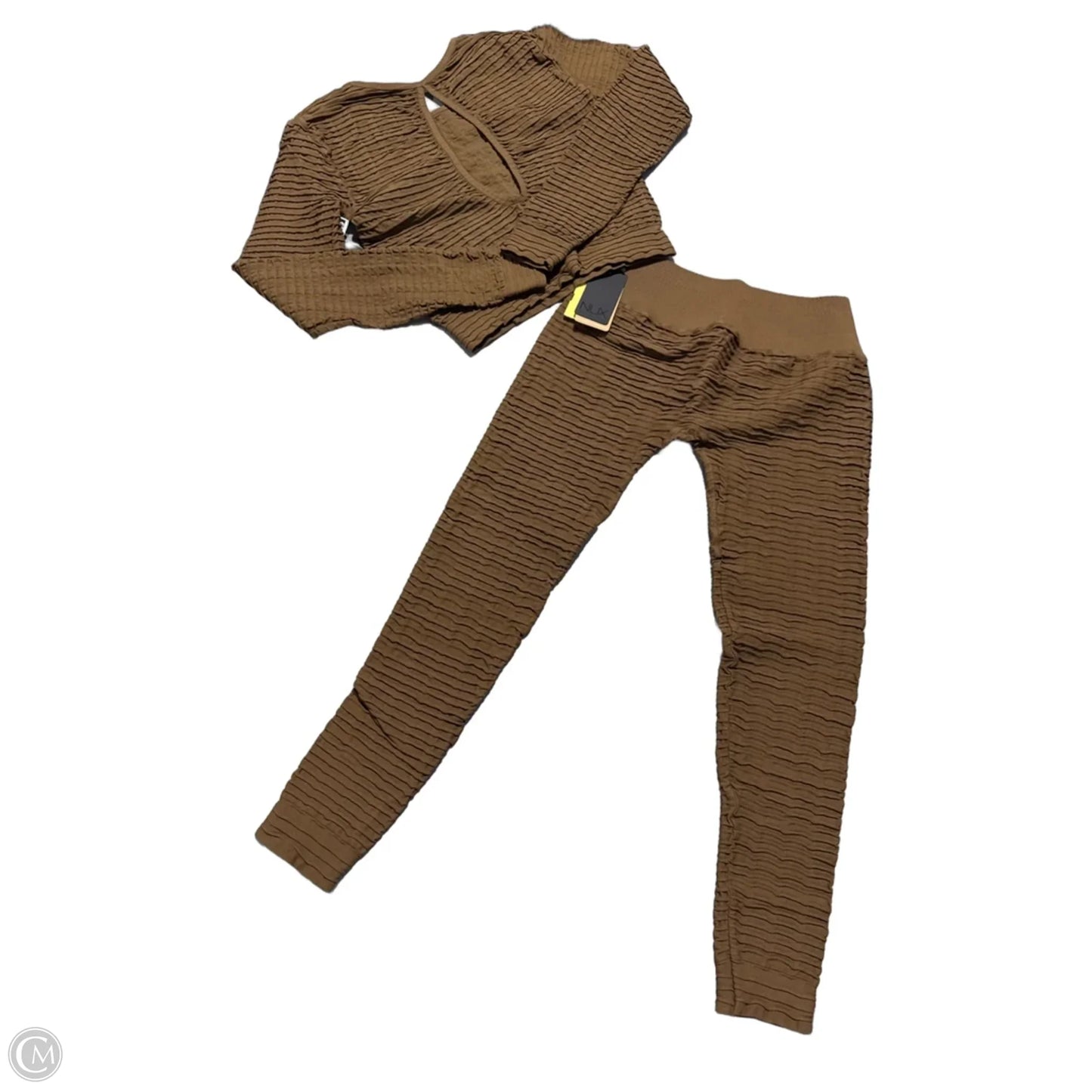 Athletic Pants 2pc By Cmc In Brown, Size: L