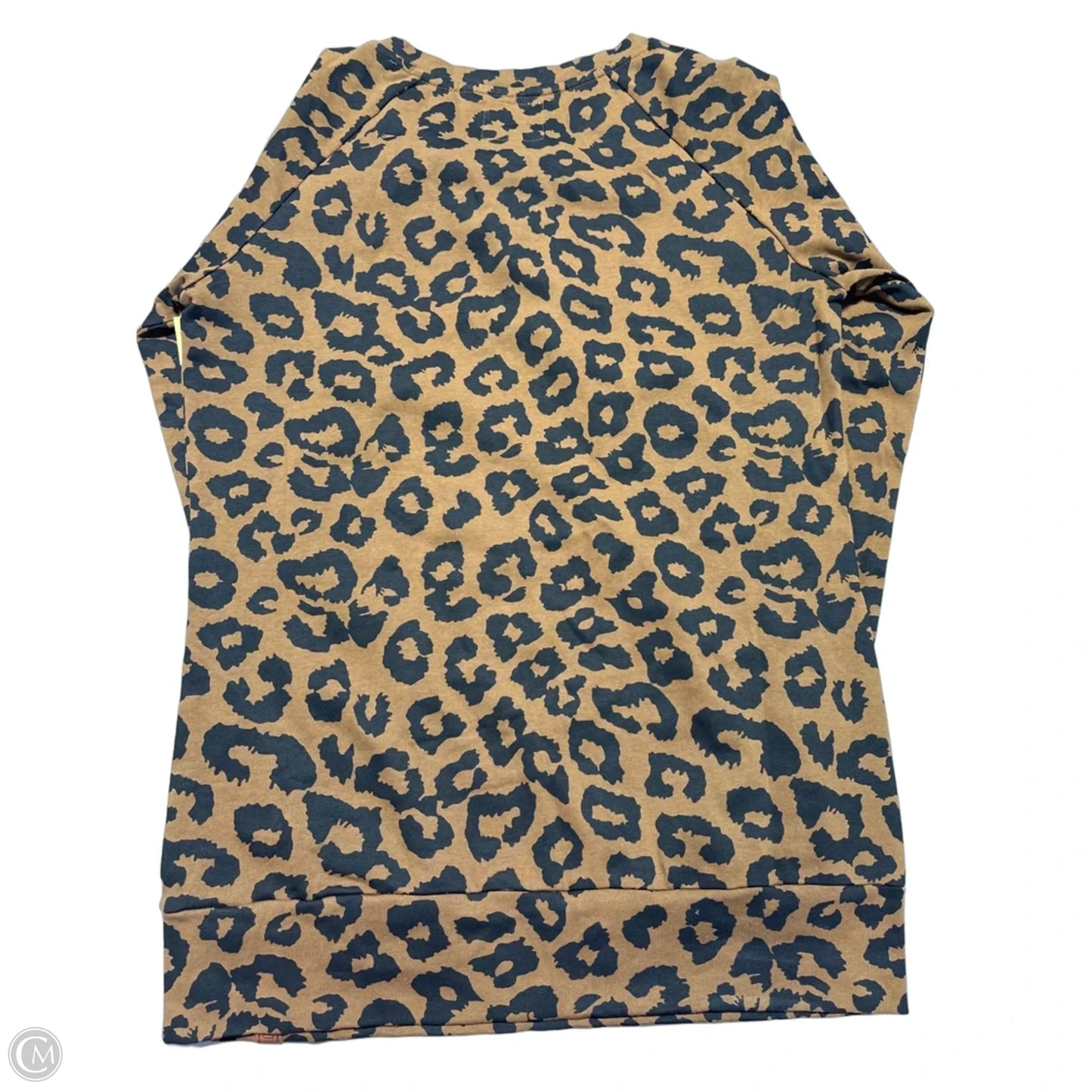 Top Long Sleeve Basic By Cmc In Animal Print, Size: S