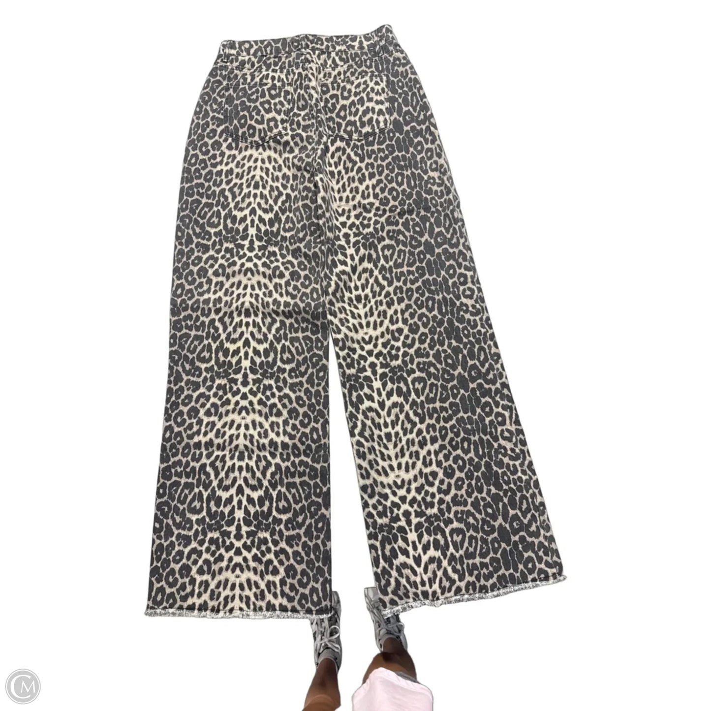 Jeans Wide Leg By Pretty Little Thing In Animal Print, Size: 10