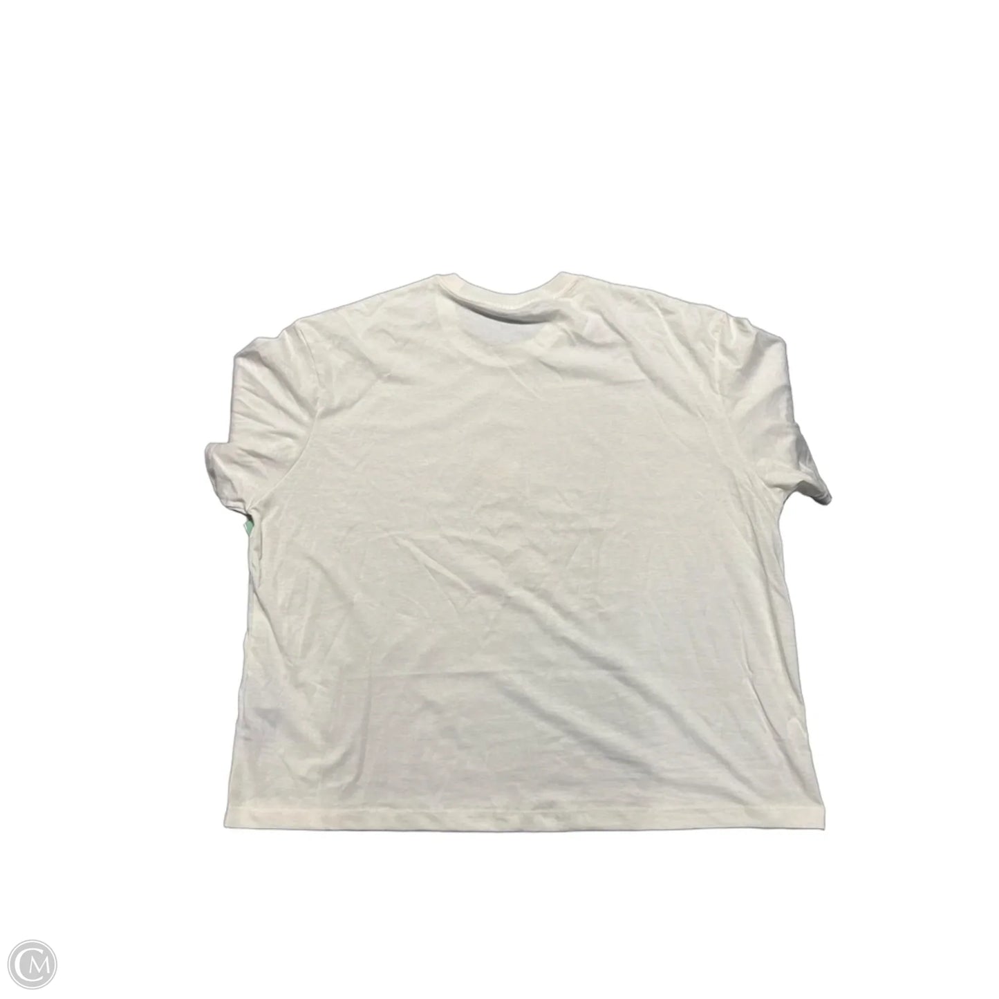 Top Short Sleeve Basic By Cmc In Cream, Size: 2x