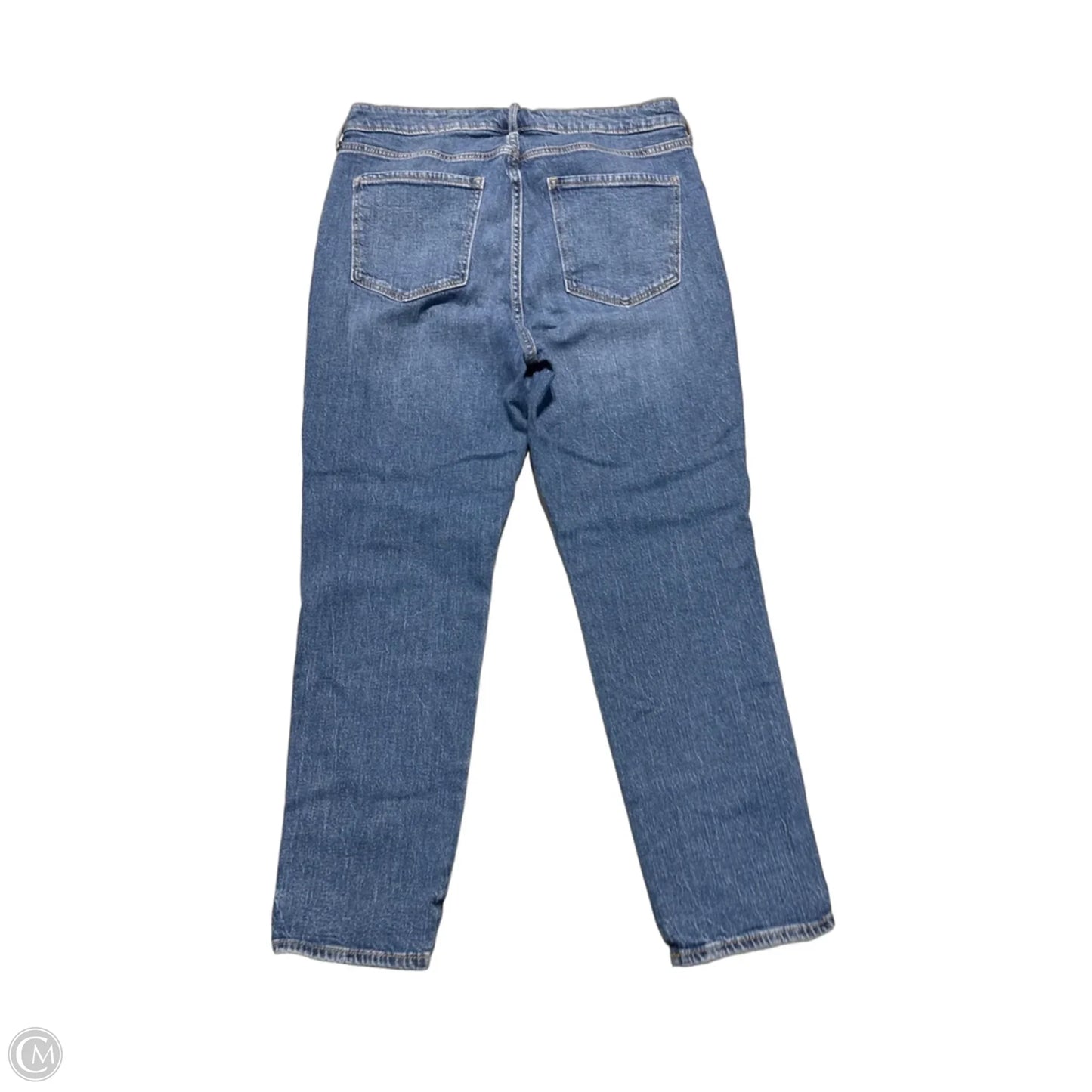 Jeans Straight By Old Navy In Blue Denim, Size: 14