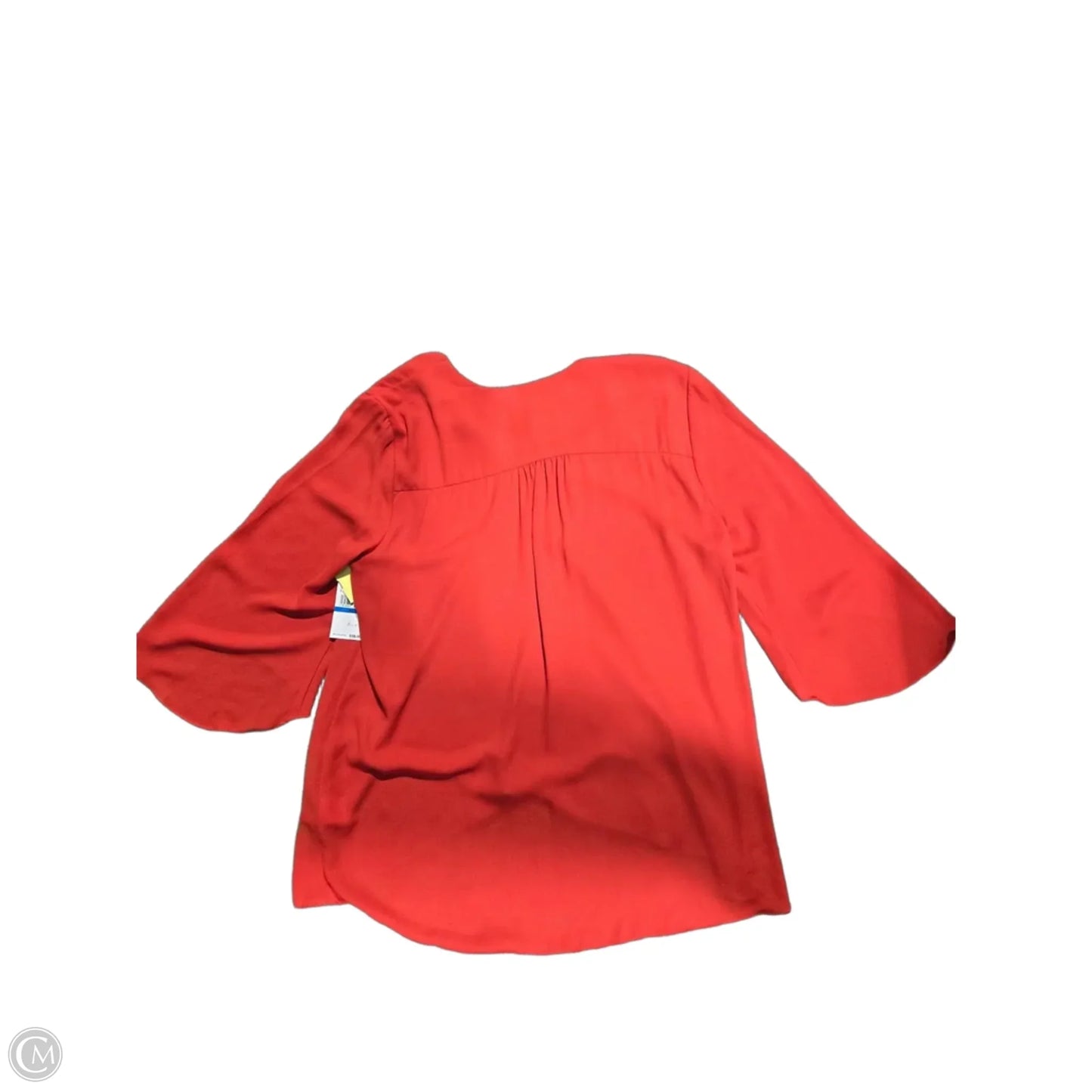 Top 3/4 Sleeve By Karen Kane In Red, Size: Xl