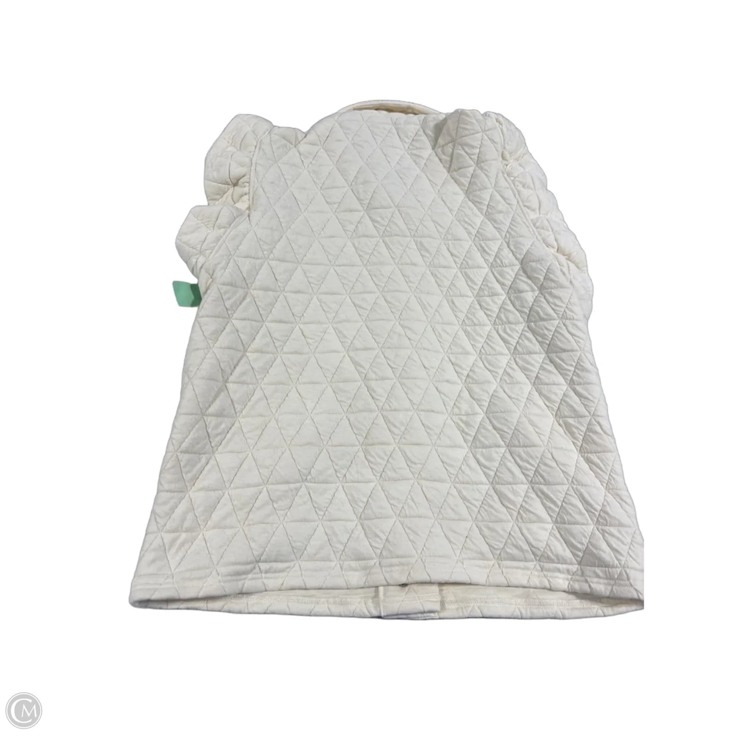 Vest Puffer & Quilted By Cmc In Cream, Size: L