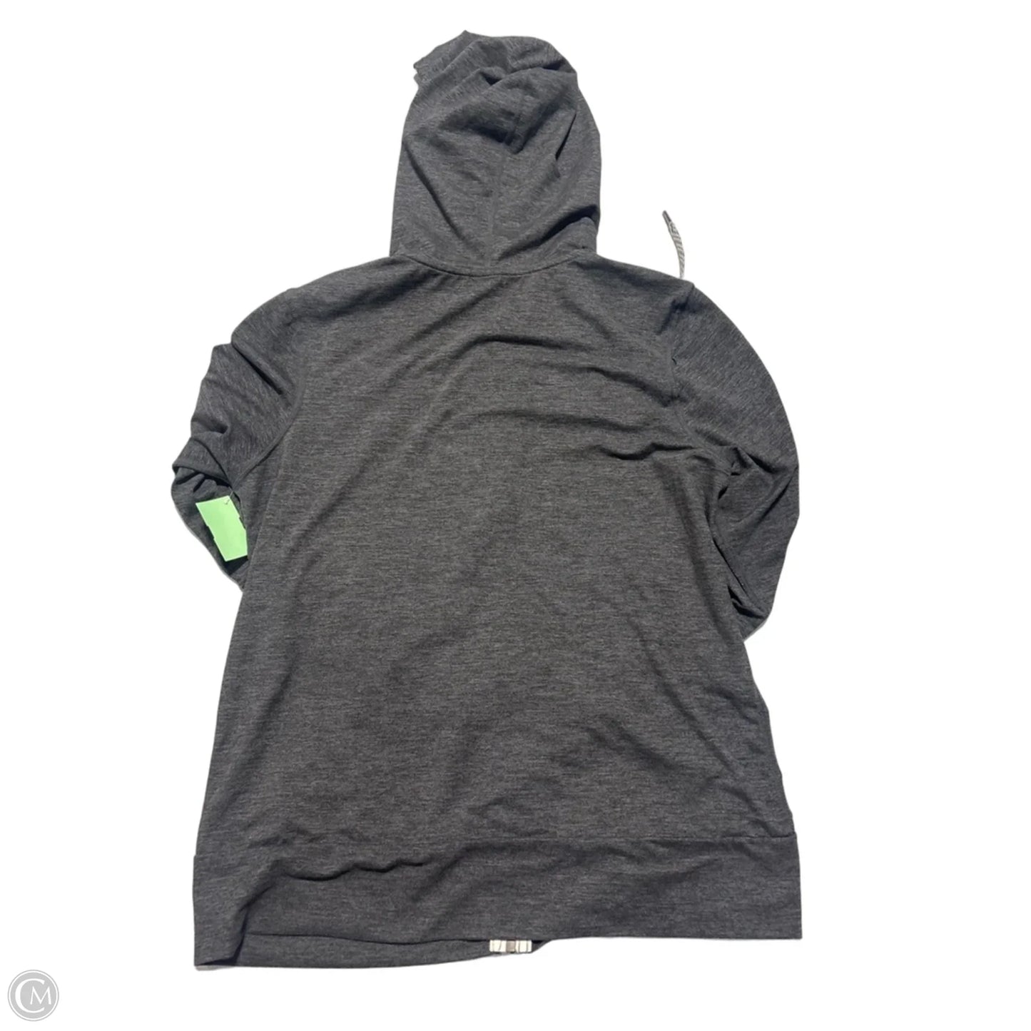 Sweatshirt Hoodie By Members Mark In Grey & White, Size: S