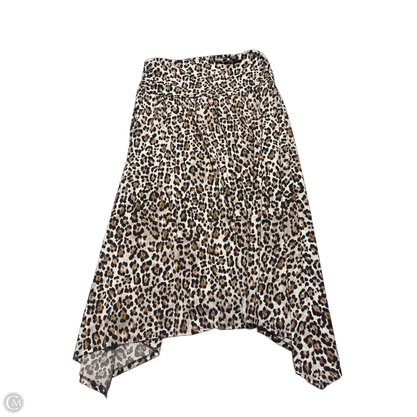 Skirt Midi By Apt 9 In Animal Print, Size: Xxl