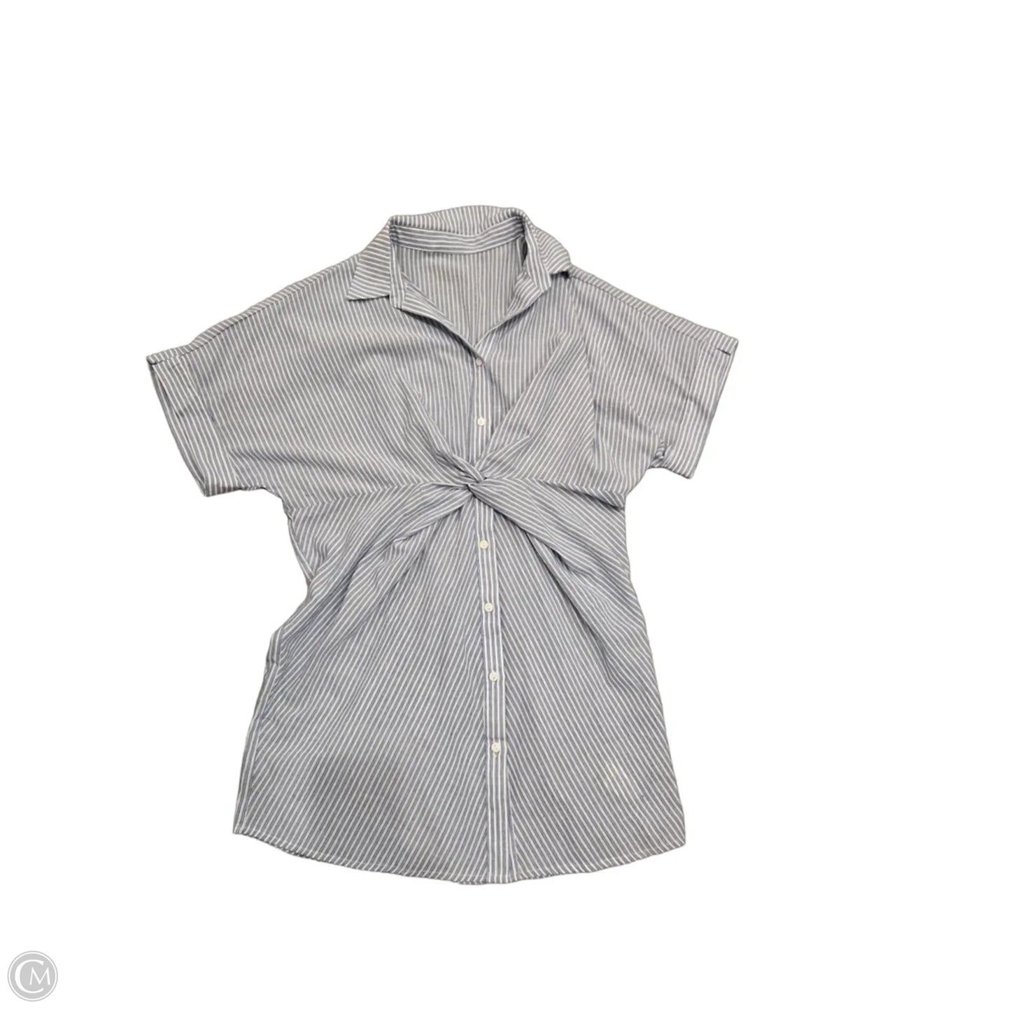 Swimwear Cover-up By Cupshe In Blue & White, Size: L