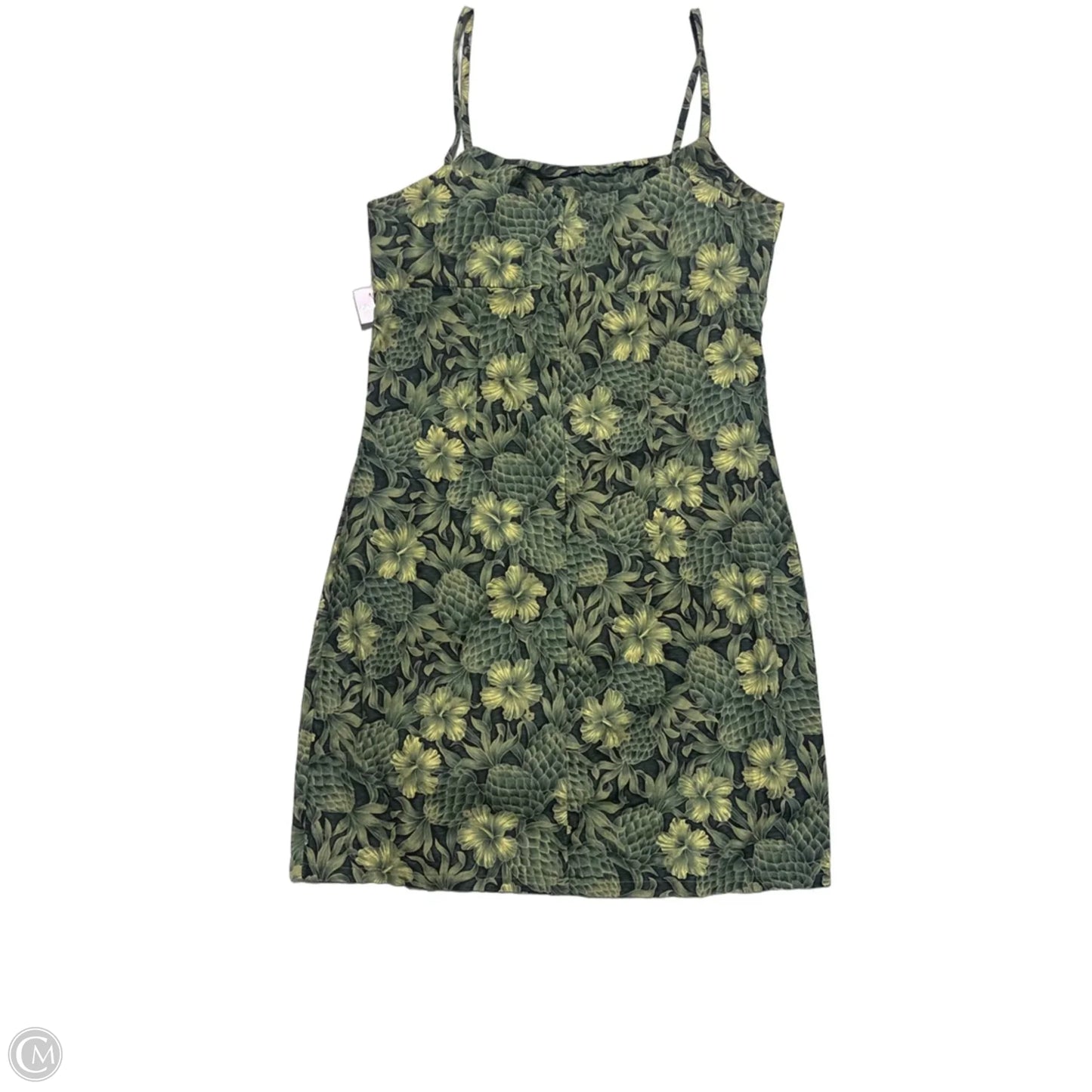 Dress Casual Short By Cme In Tropical Print, Size: M
