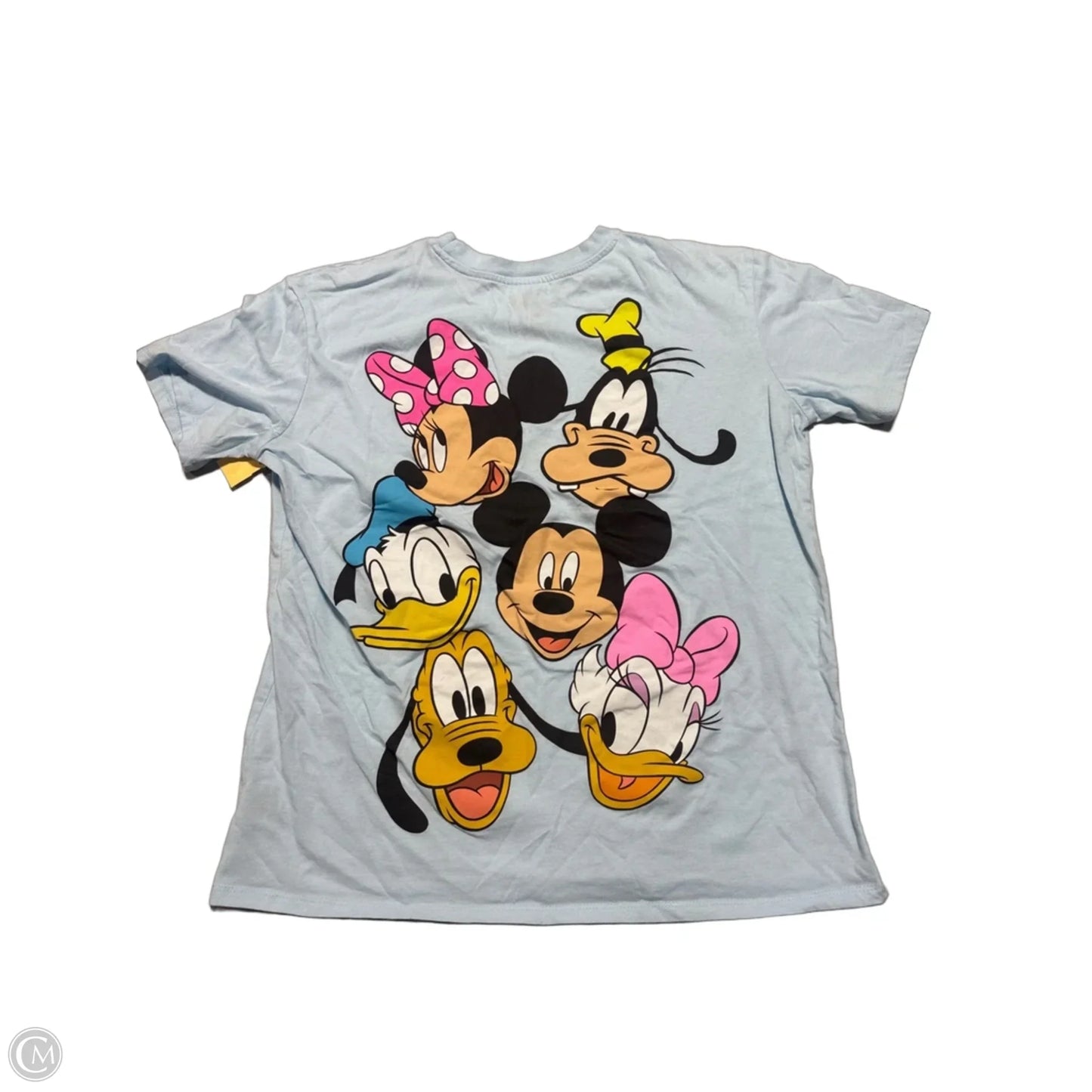 Top Short Sleeve By Disney In Blue, Size: Xl