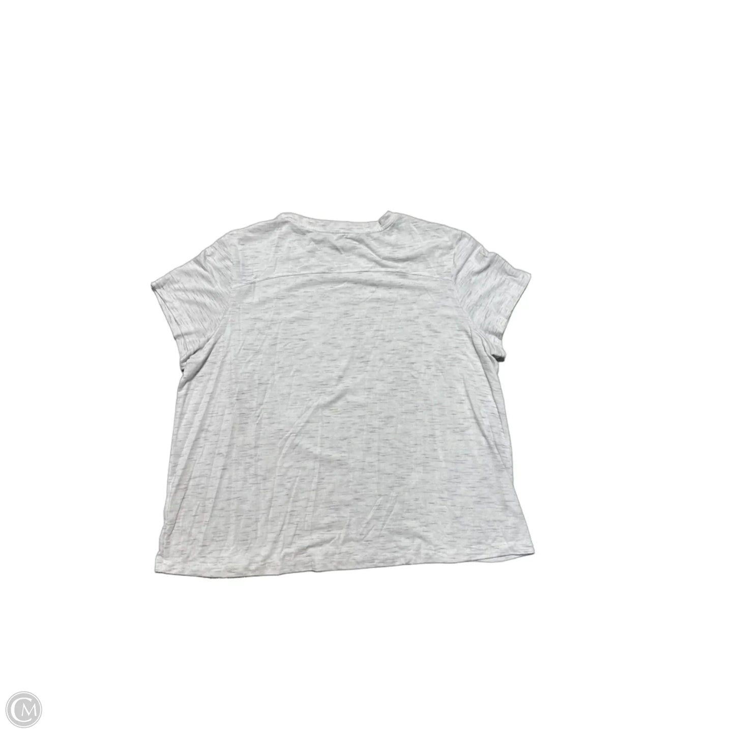Top Short Sleeve By Avia In Grey, Size: Xxl