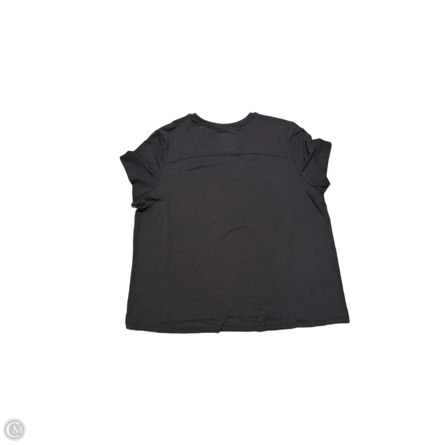 Top Short Sleeve By Avia In Black, Size: Xxl