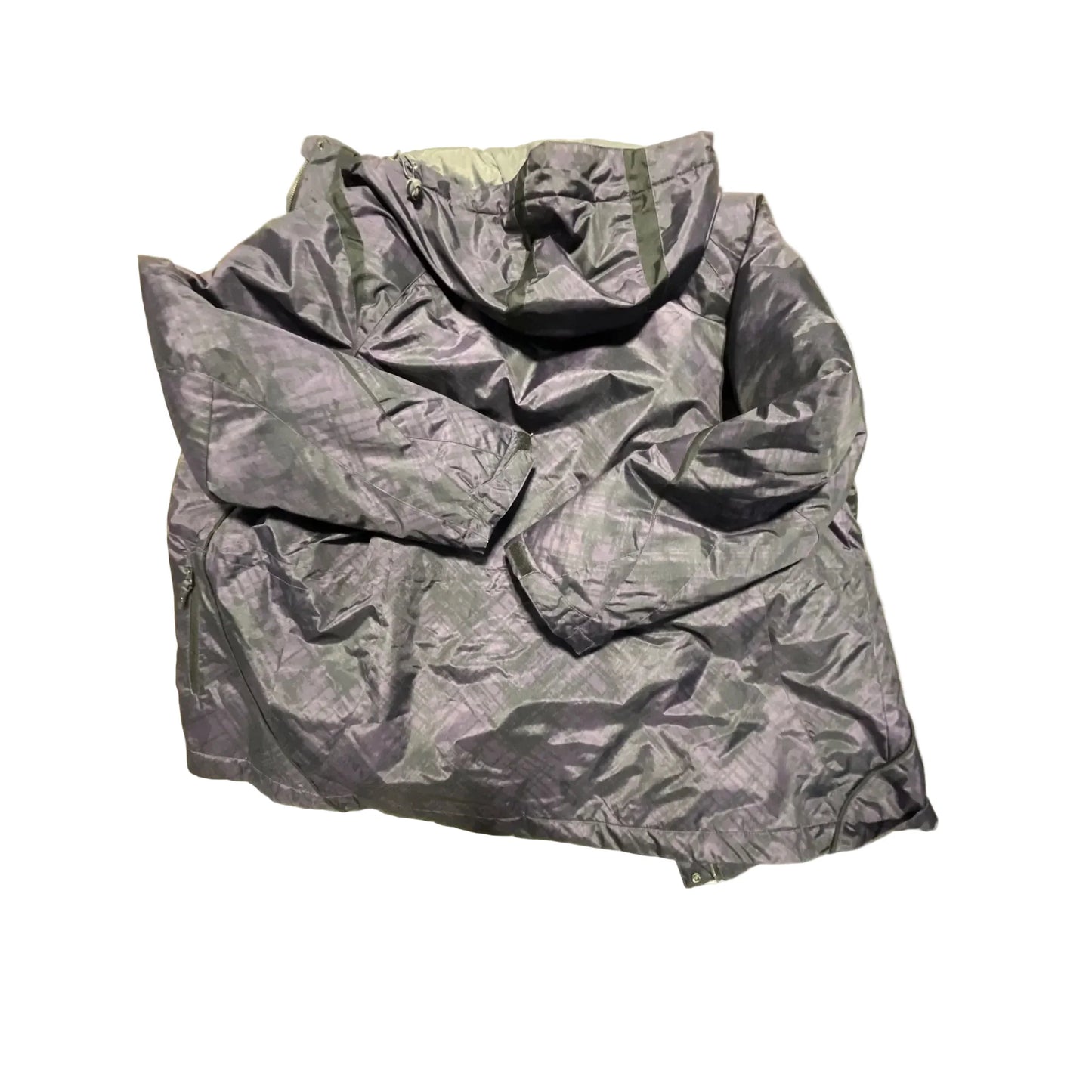 Coat Puffer & Quilted By Cmb In Purple, Size: Xl