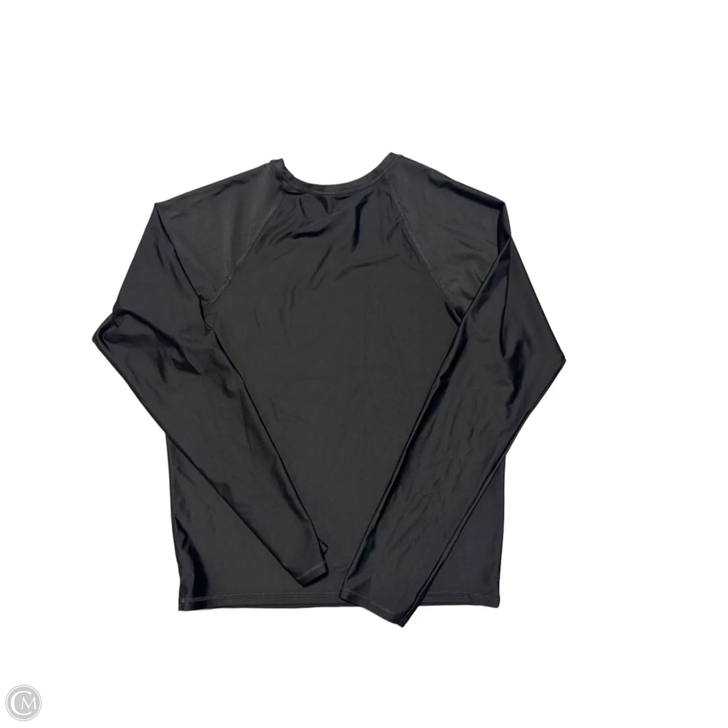 Athletic Top Long Sleeve Crewneck By Aerie In Black, Size: L