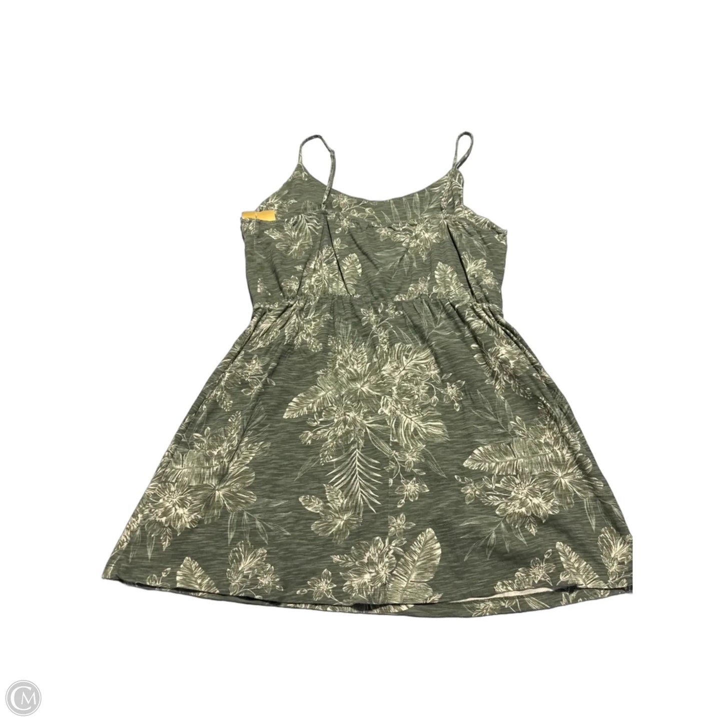 Dress Casual Short By Old Navy In Green & Tan, Size: Xl