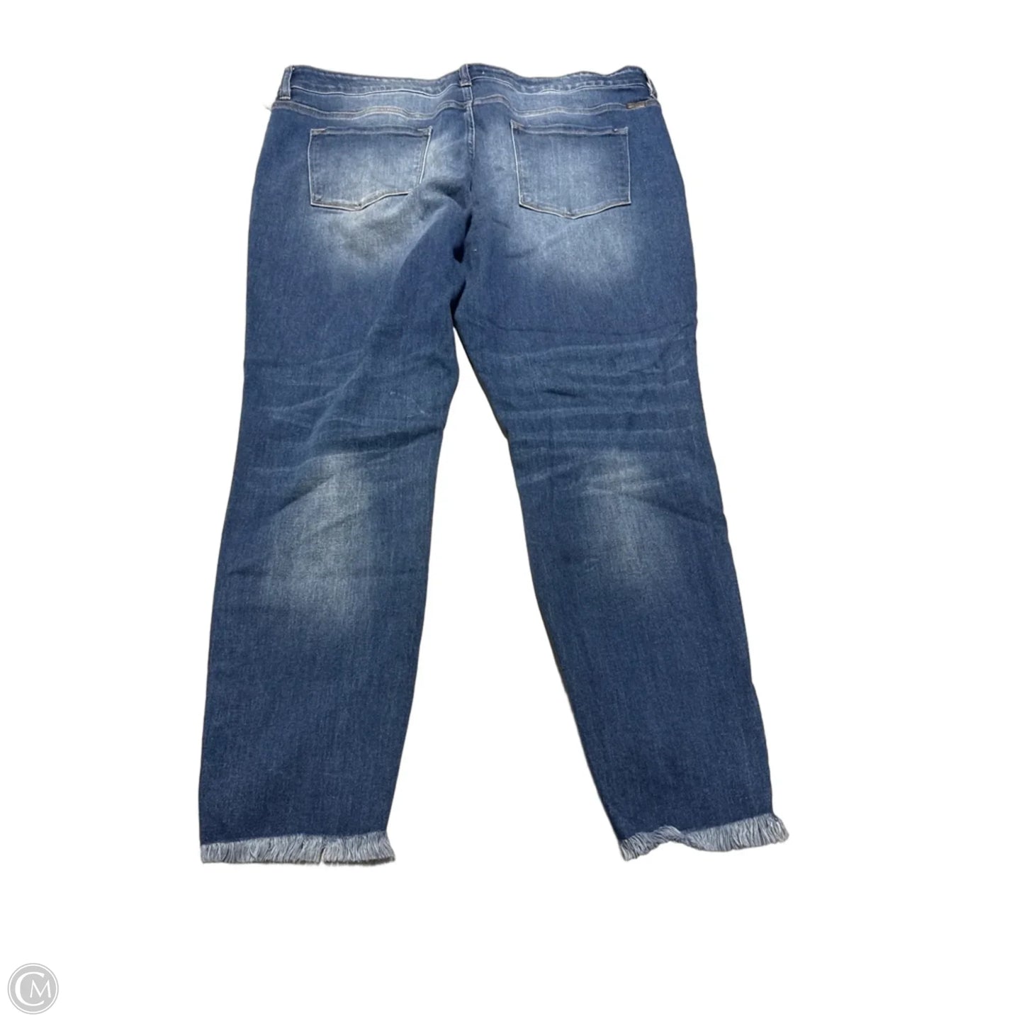 Jeans Straight By Kancan In Blue Denim, Size: 22