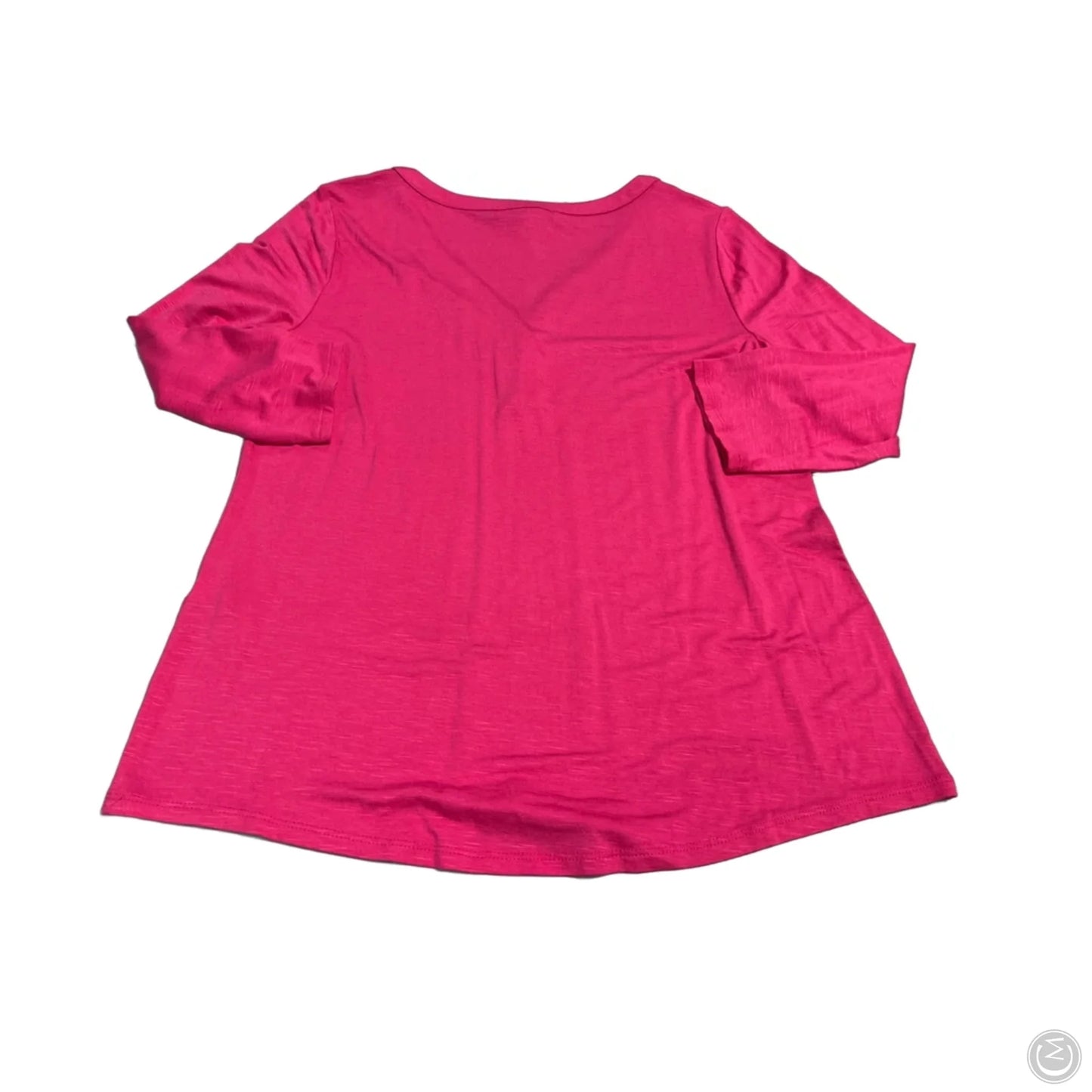 Top Long Sleeve By White House Black Market In Pink, Size: M