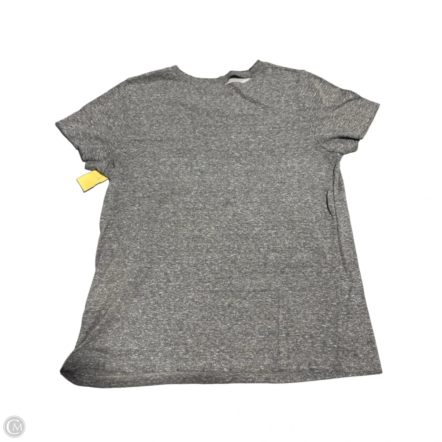 Top Short Sleeve By Cmc In Grey, Size: M
