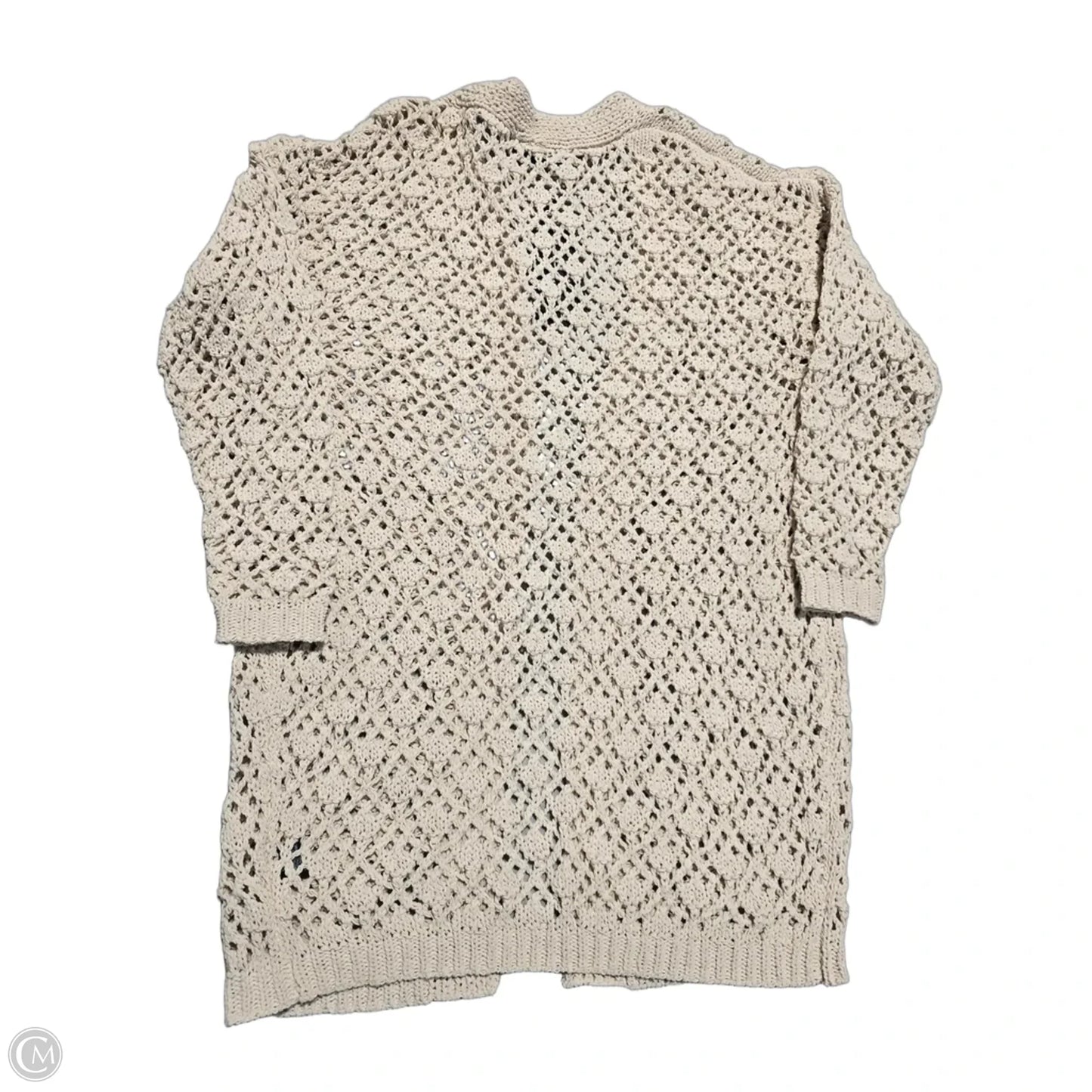 Cardigan By Moon And Madison In Cream, Size: Xs
