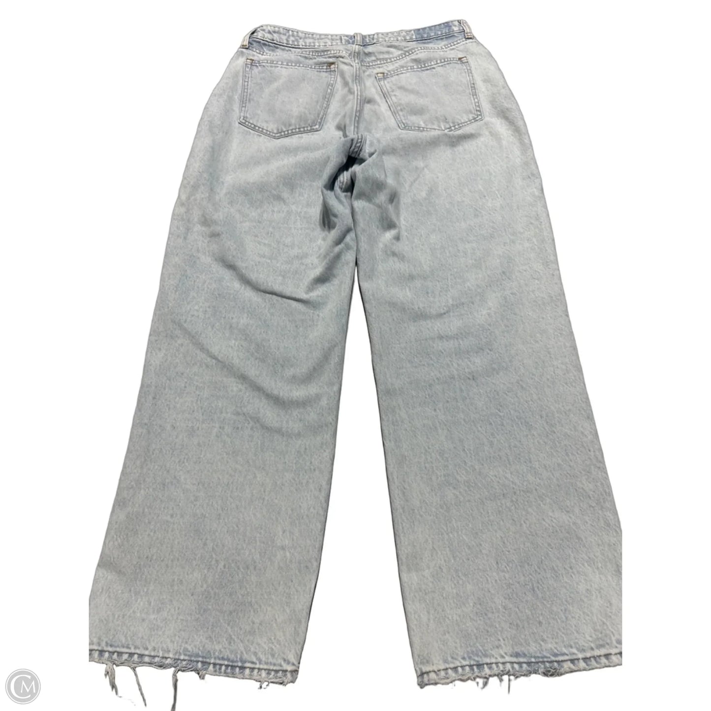 Jeans Straight By Abercrombie And Fitch In Blue Denim, Size: 12