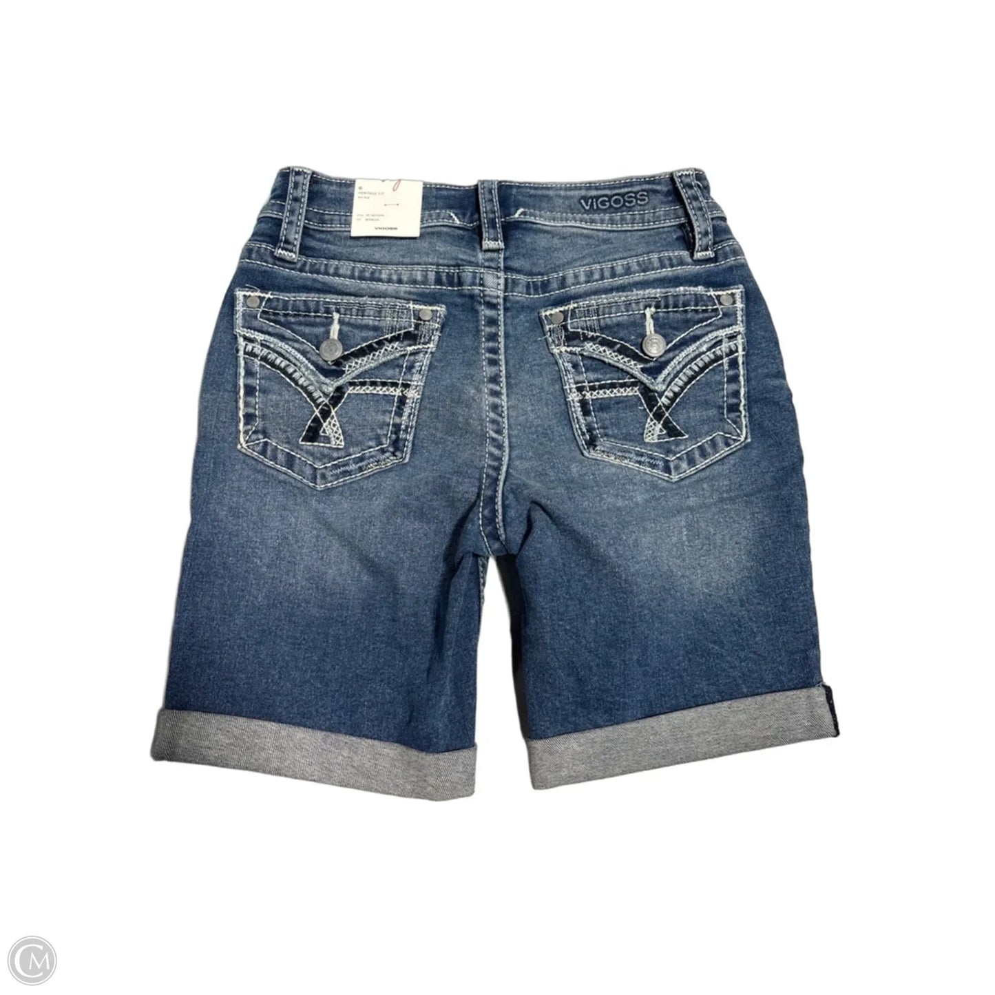 Shorts By Vigoss In Blue Denim, Size: 24